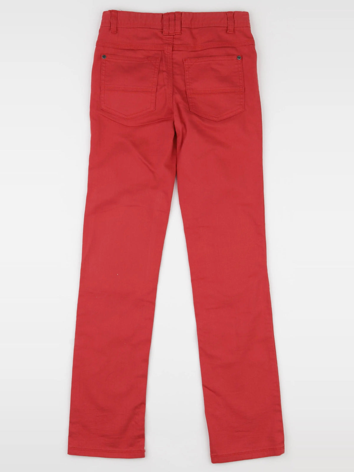 Vertbaudet - jean rouge - 12 ans