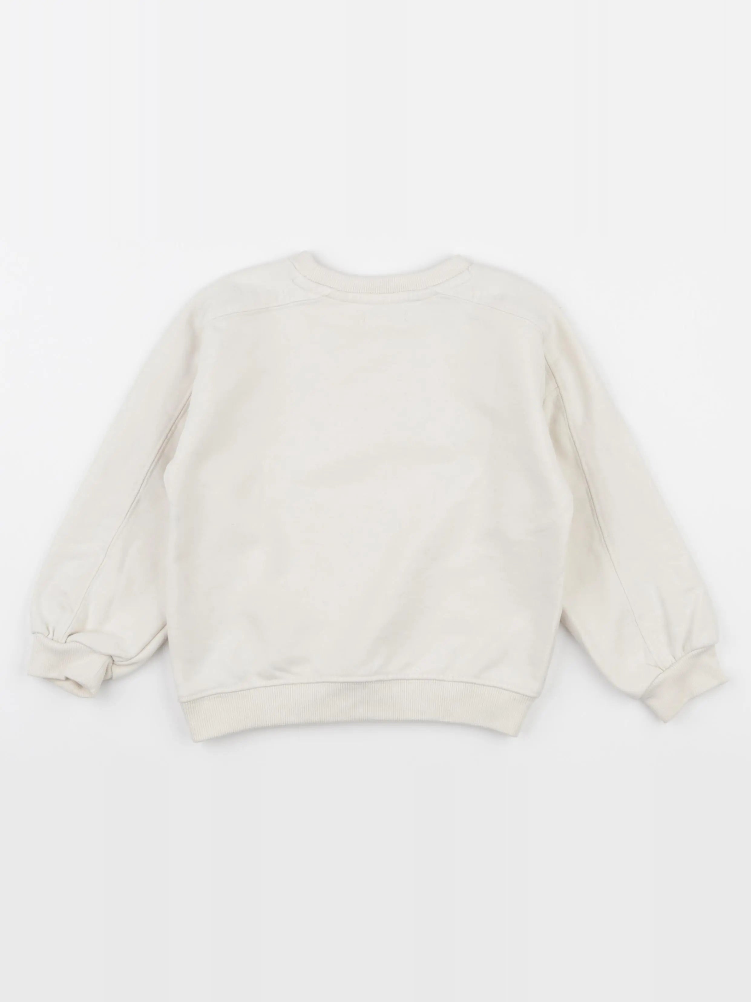 Vertbaudet - sweat beige - 4 ans