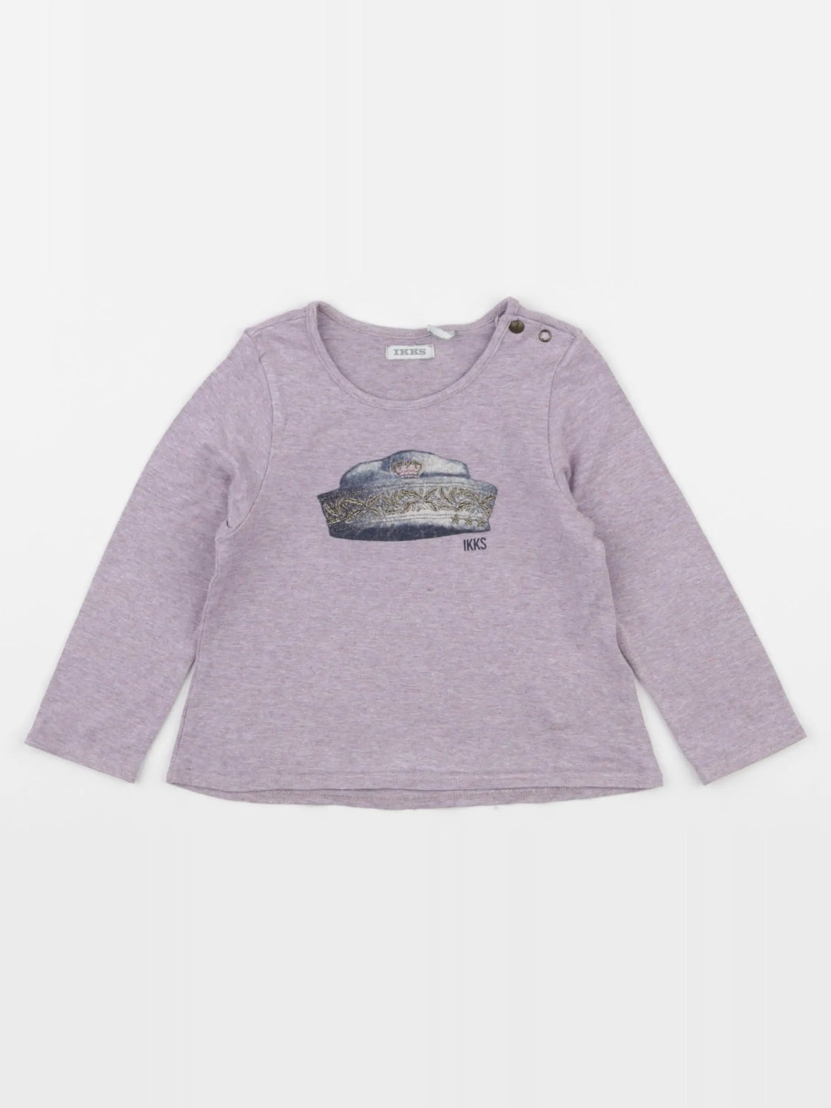 IKKS - tee-shirt violet - 2 ans