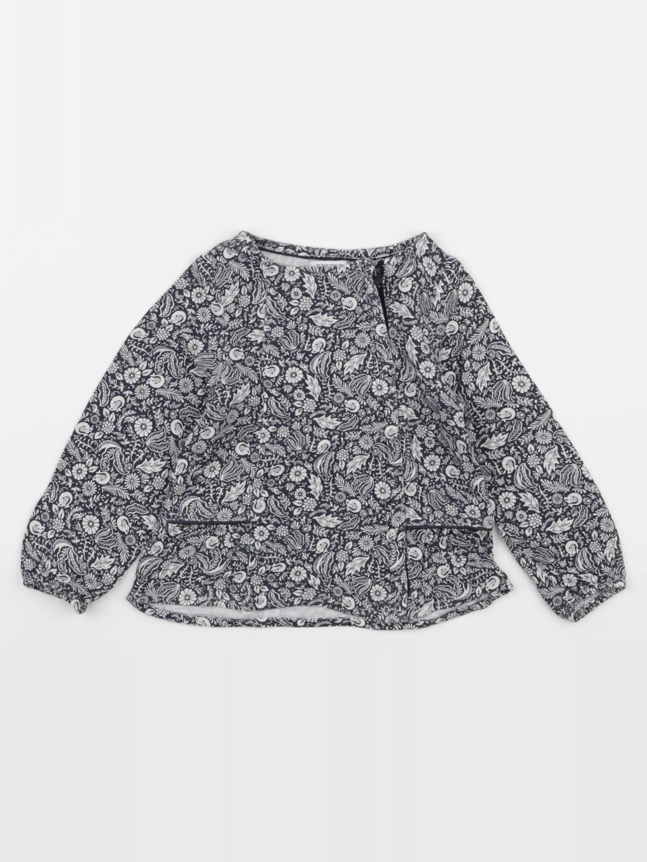 IKKS - blouse bleu - 2 ans