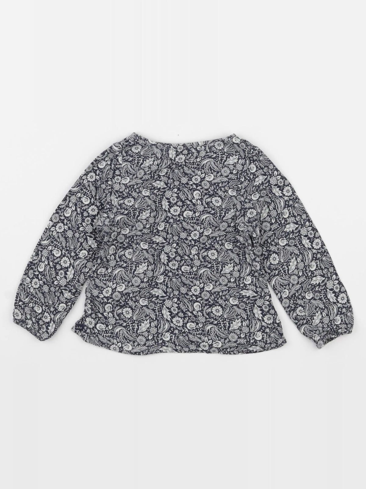 IKKS - blouse bleu - 2 ans
