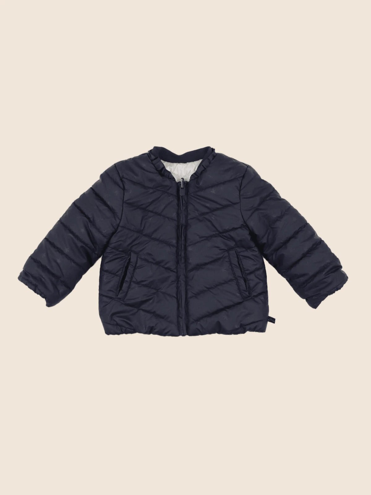 IKKS - doudoune réversible bleu - 18 mois