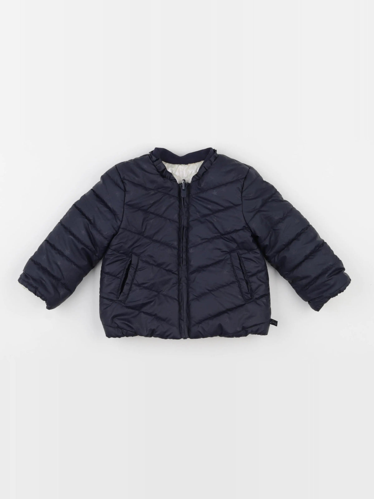 IKKS - doudoune réversible bleu - 18 mois