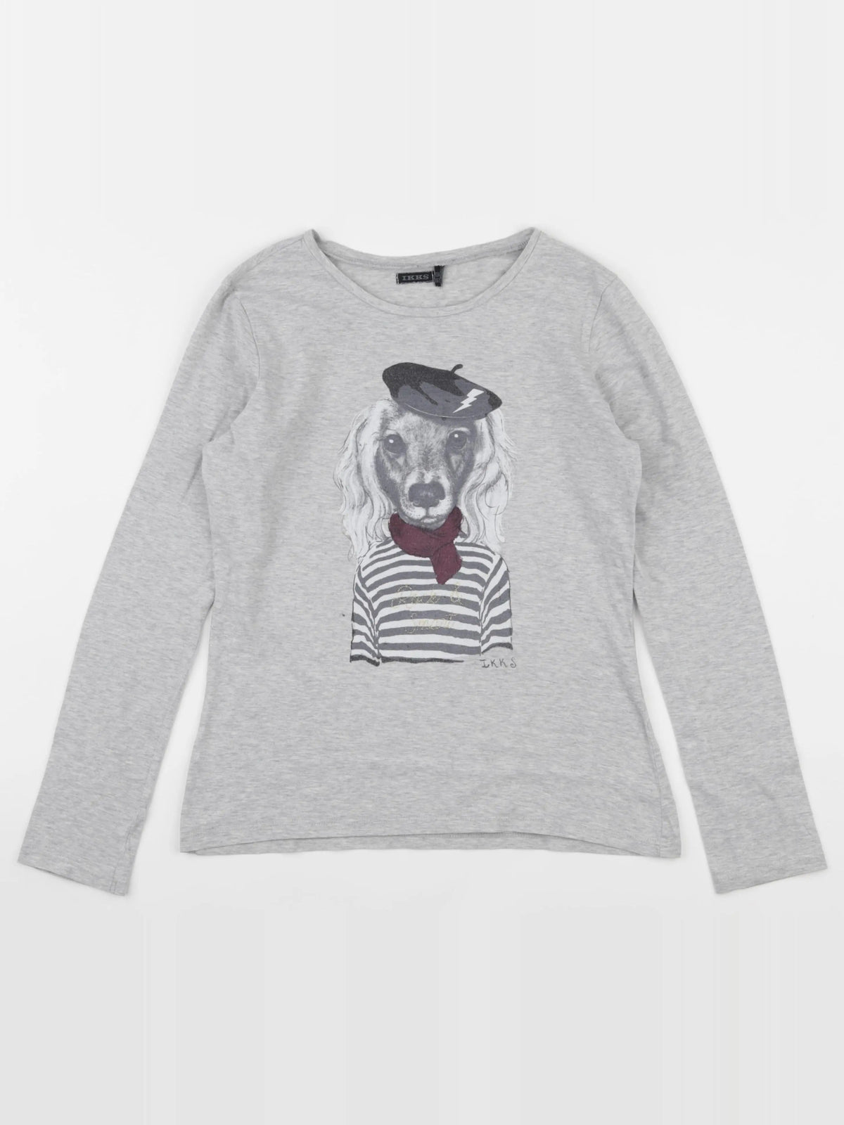 IKKS - tee-shirt gris - 12 ans