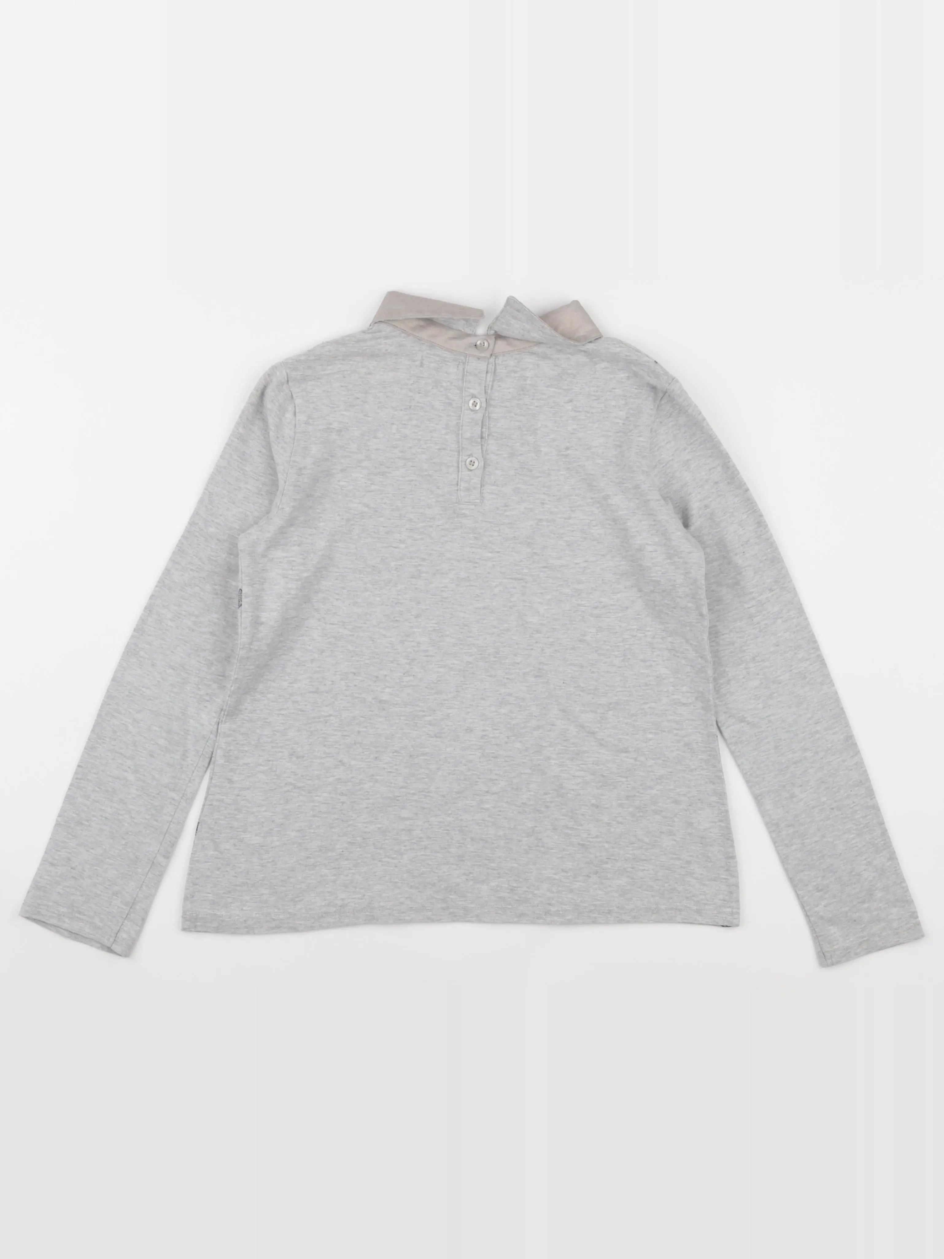 IKKS - tee-shirt gris - 10 ans