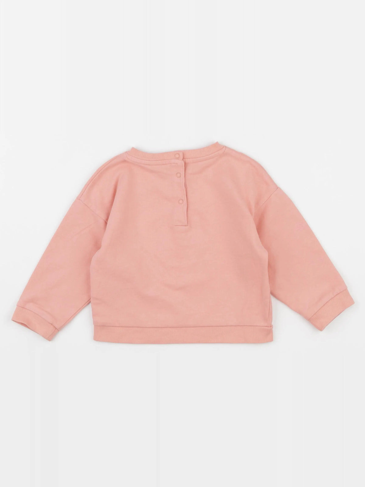 Vertbaudet - sweat rose - 24 mois