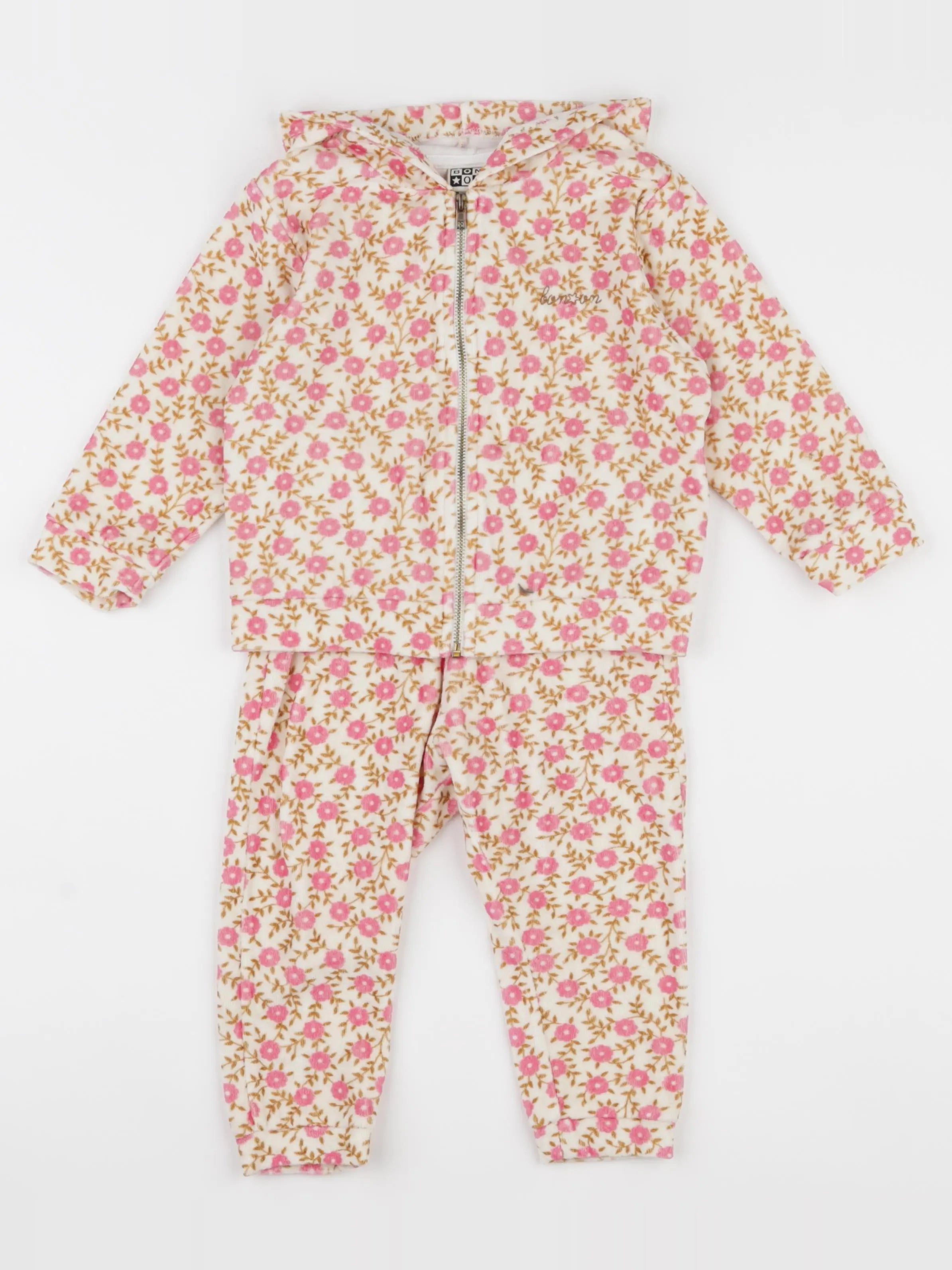 Bonton - ensemble rose - 2 ans