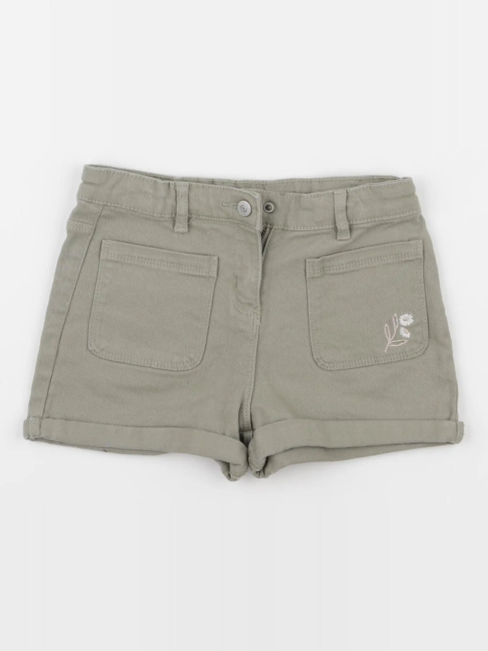 Vertbaudet - short vert - 9 ans
