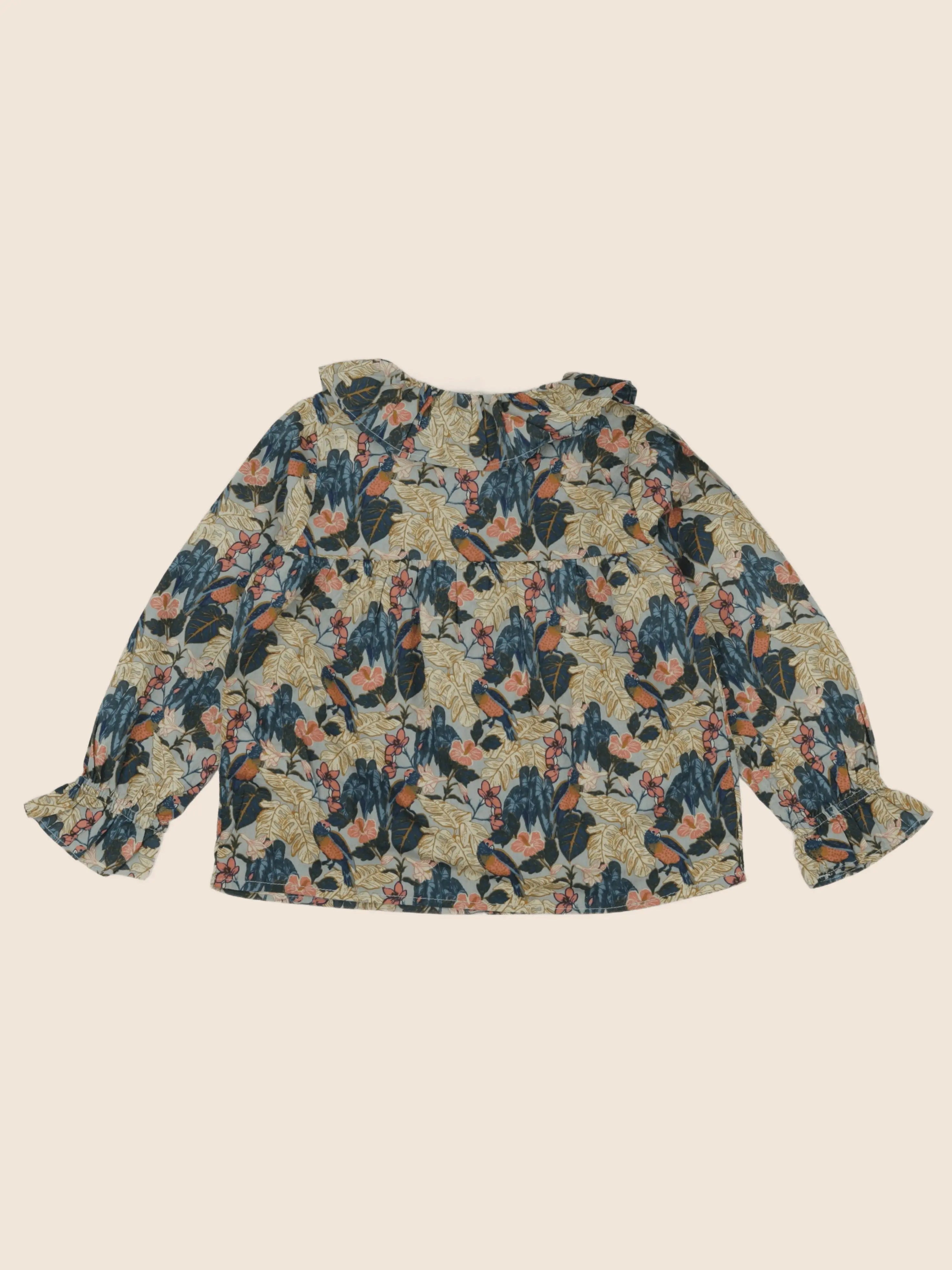 Vertbaudet - blouse vert - 6 ans