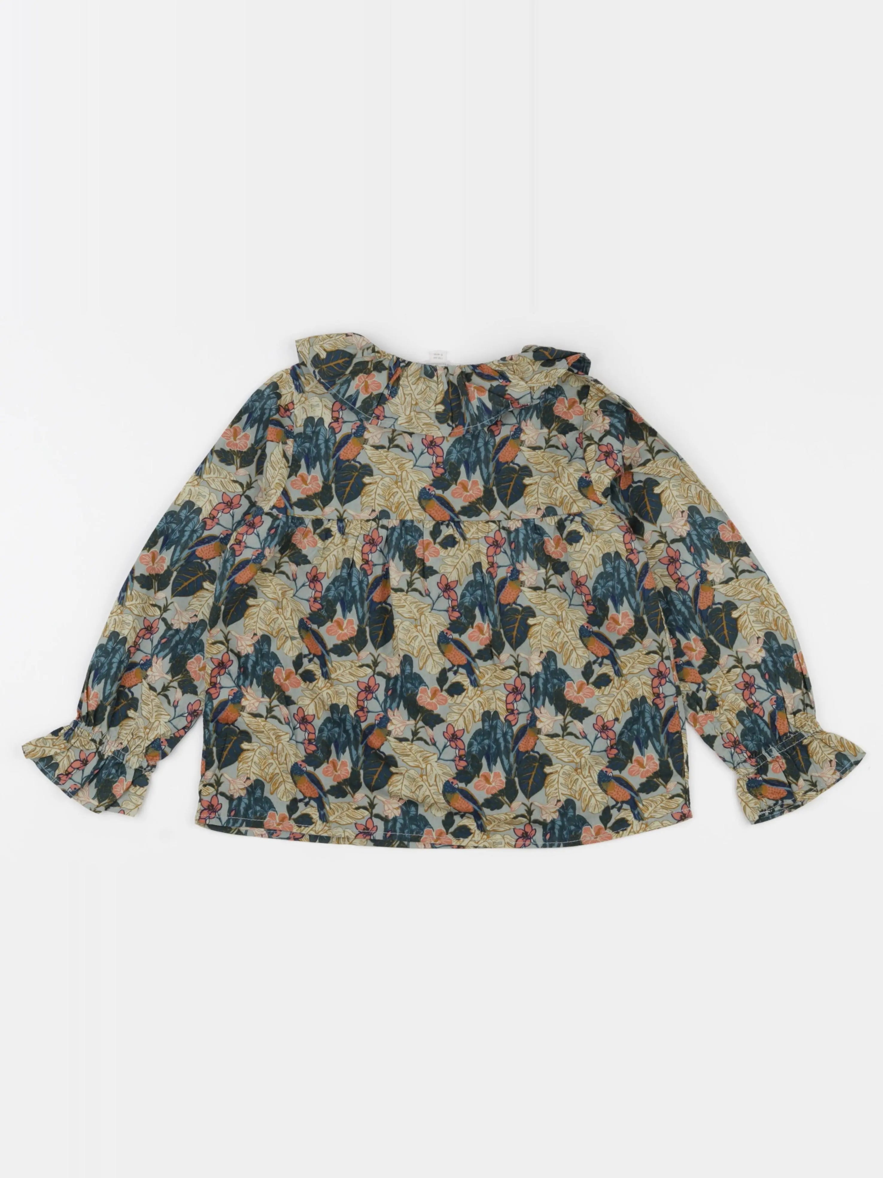 Vertbaudet - blouse vert - 6 ans