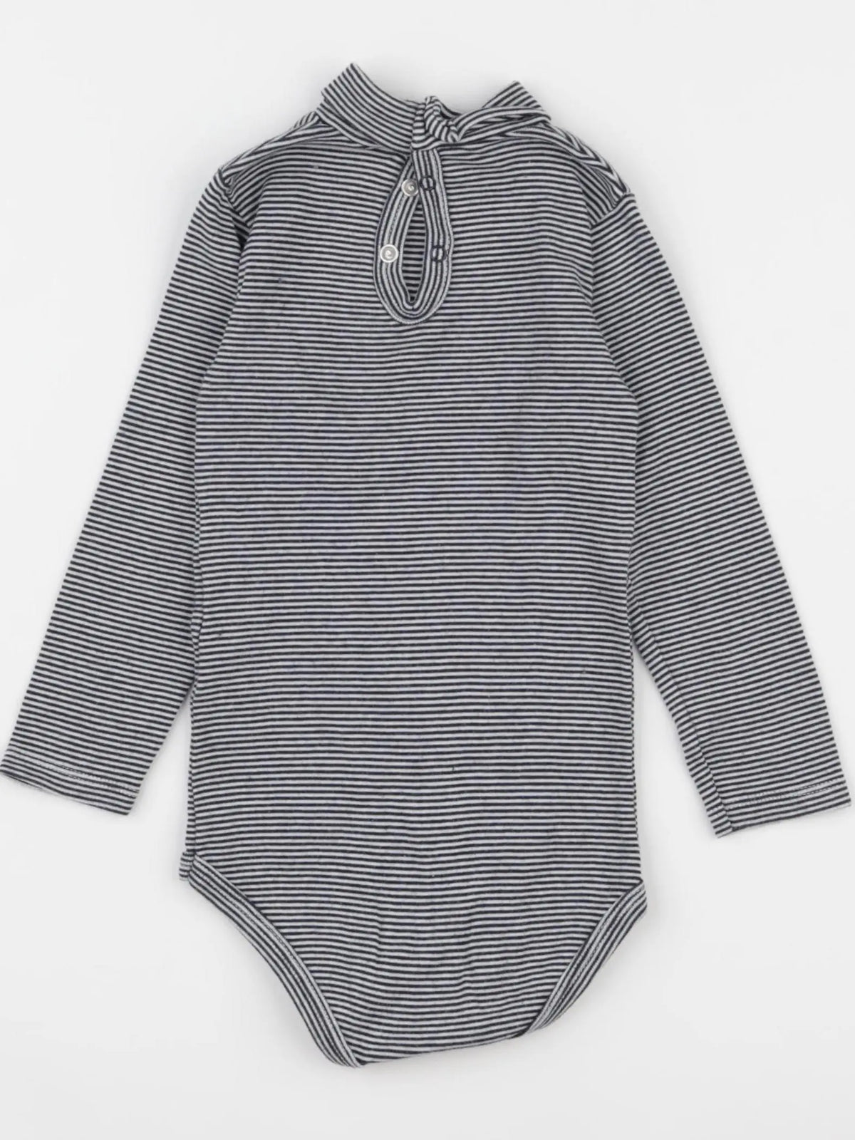 Petit Bateau - body à col bleu - 24 mois