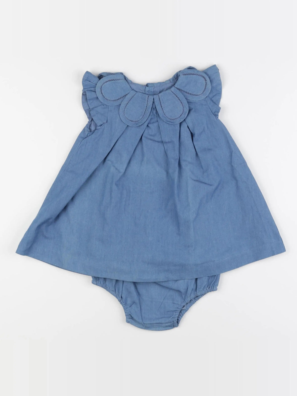 Jacadi - robe bleu - 12 mois