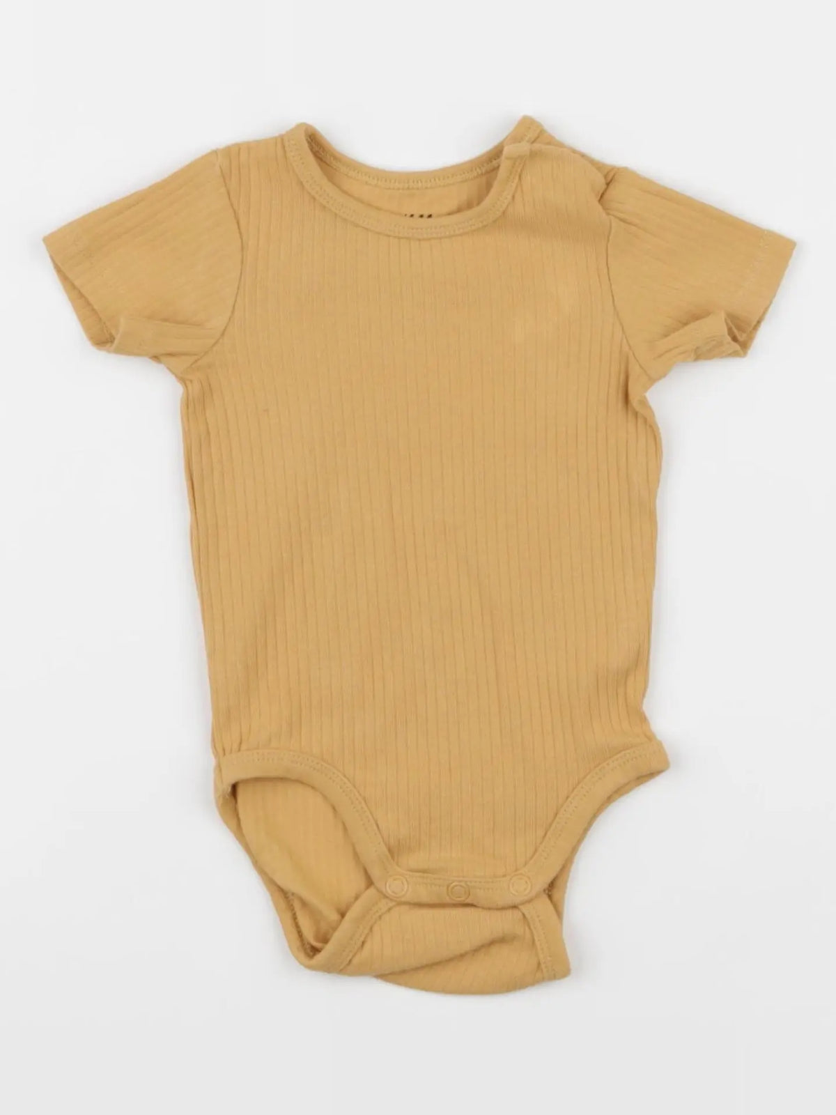H&M - body jaune - 6 mois