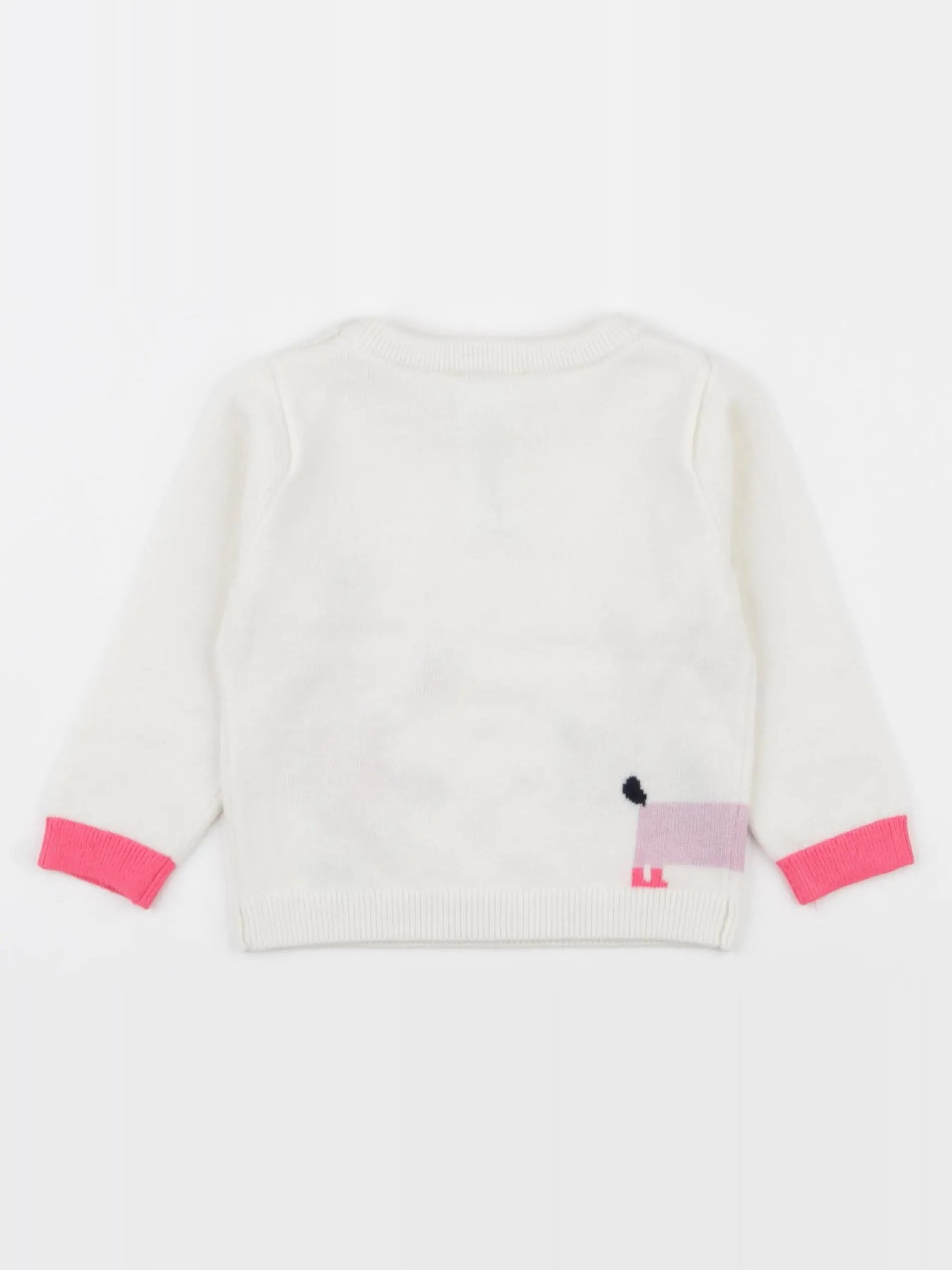 Jacadi - pull blanc - 18 mois
