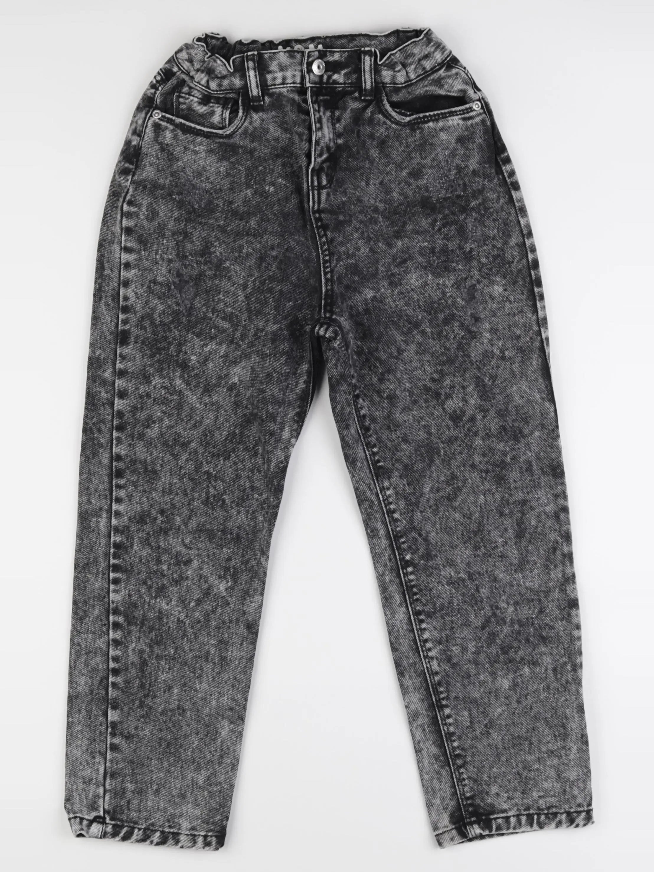 Vertbaudet - jean noir, gris - 9 ans