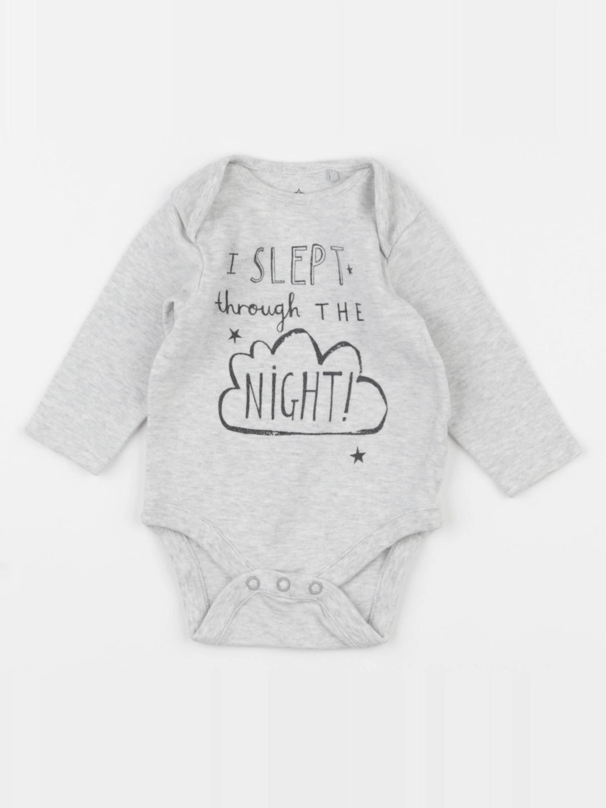 Next - body gris - 3/6 mois