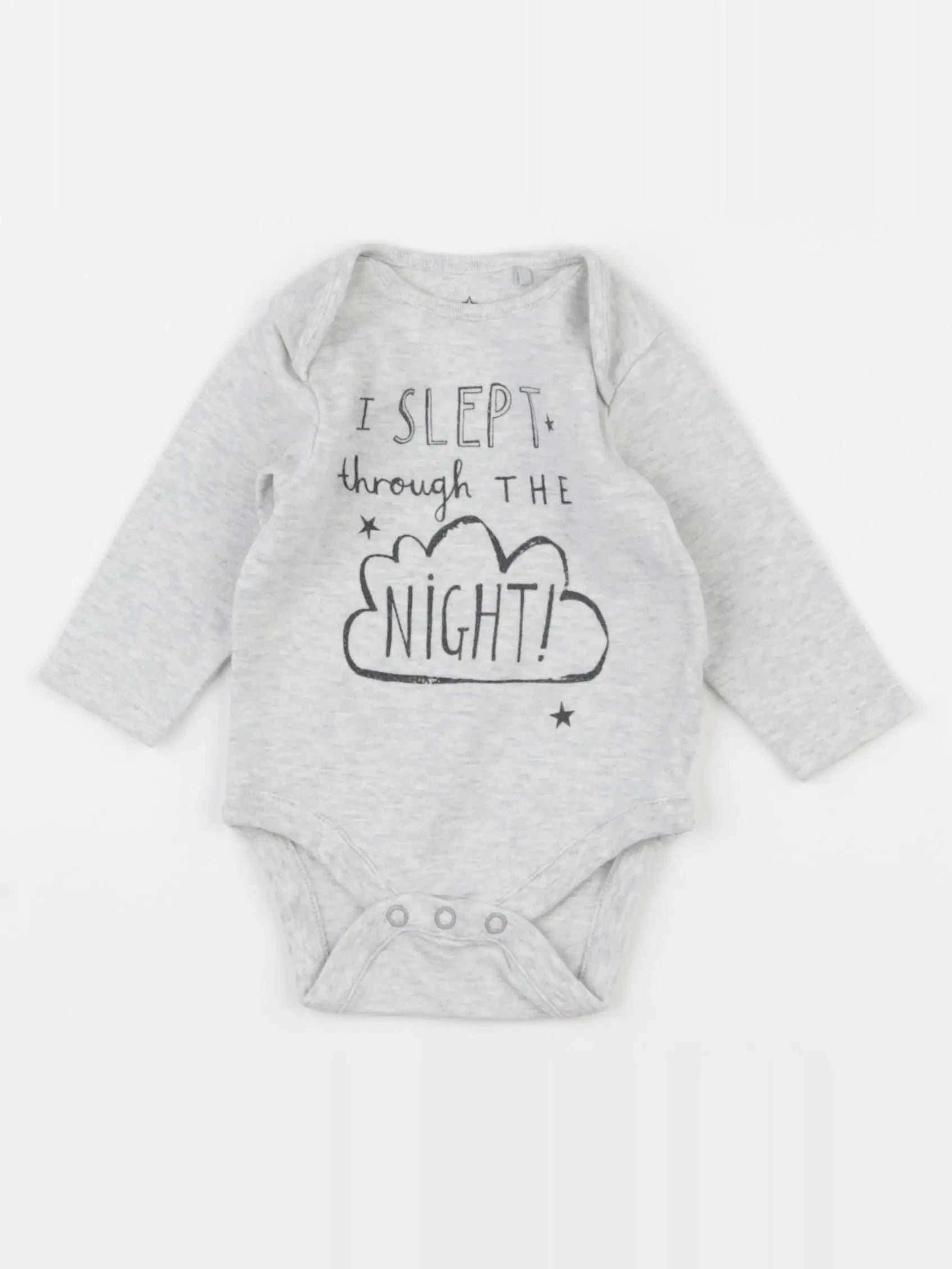 Next - body gris - 3/6 mois