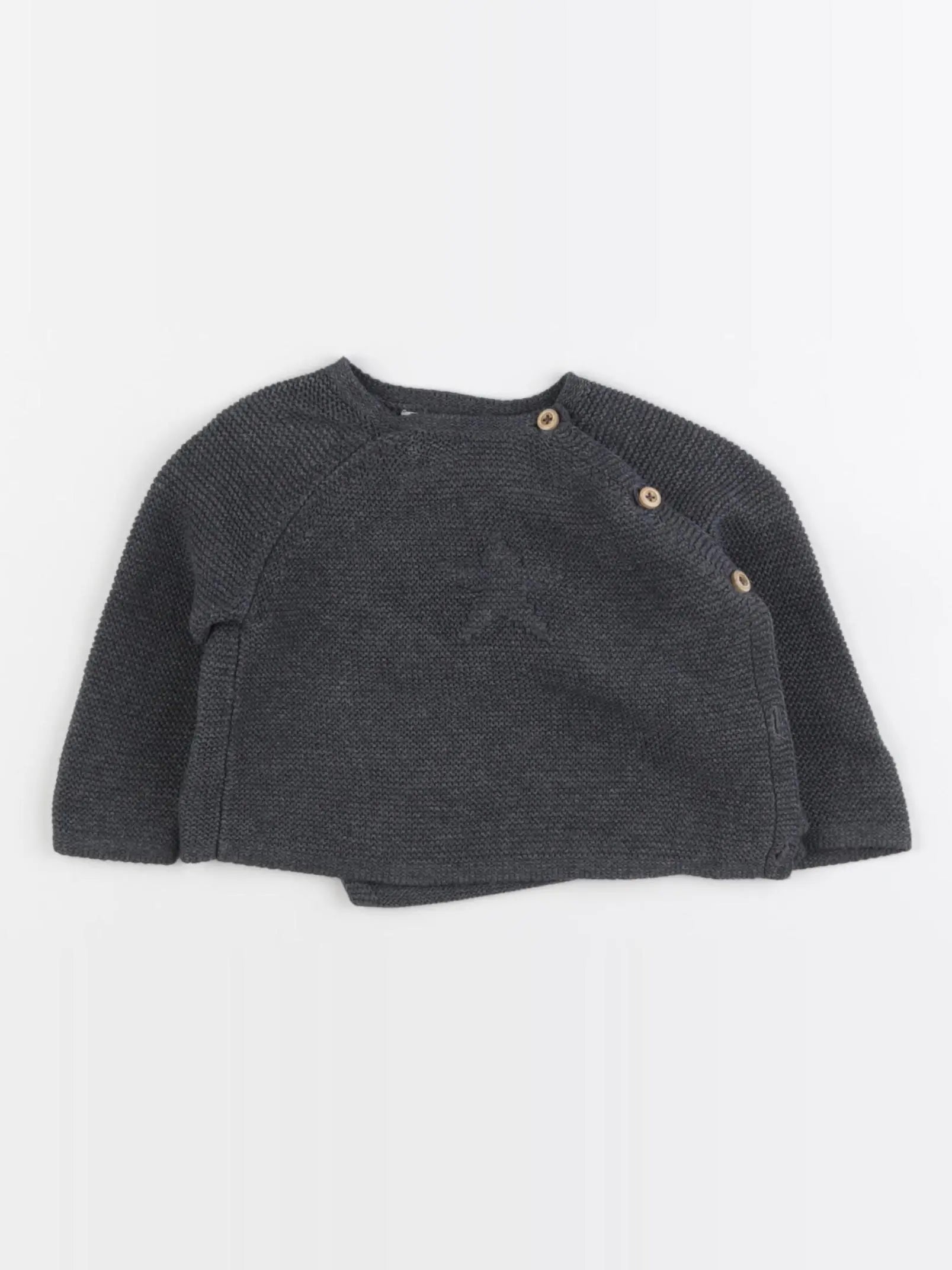 Zara - pull gris - 3/6 mois