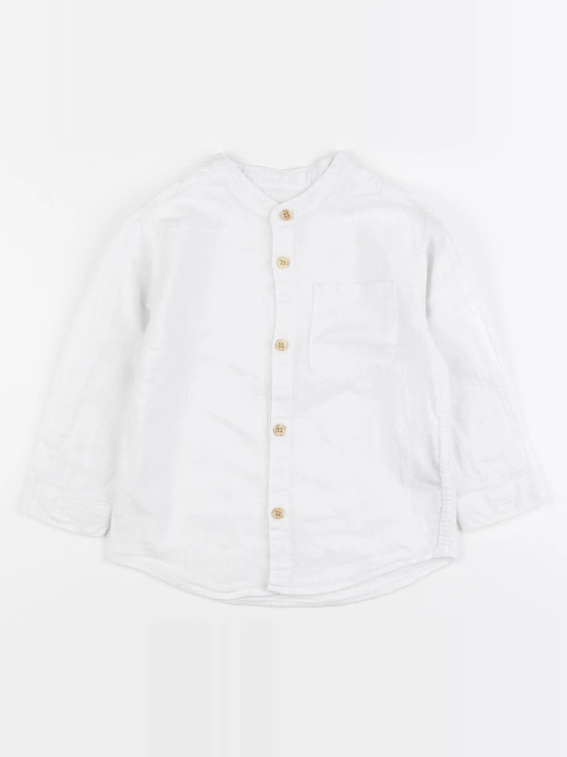 Zara - chemise blanc - 12/18 mois