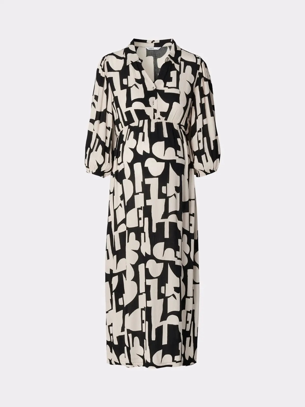 Robe allaitement noir, blanc