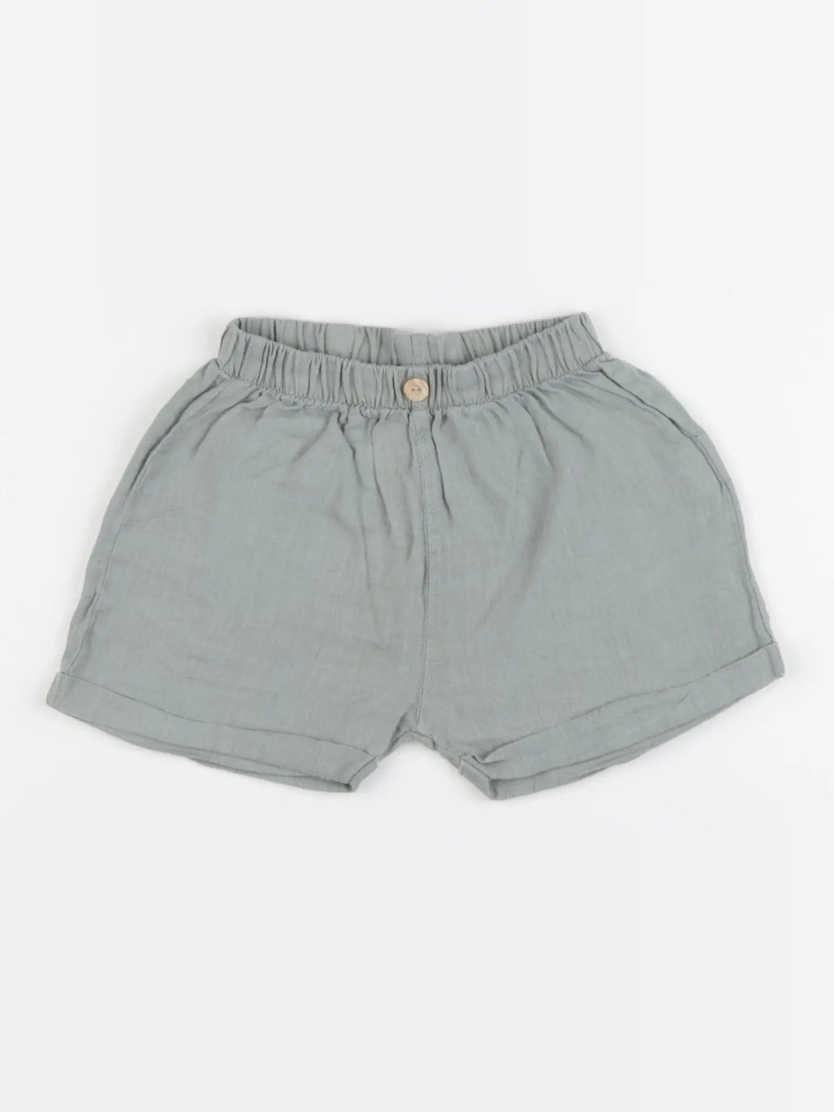 Zara - short vert - 12/18 mois