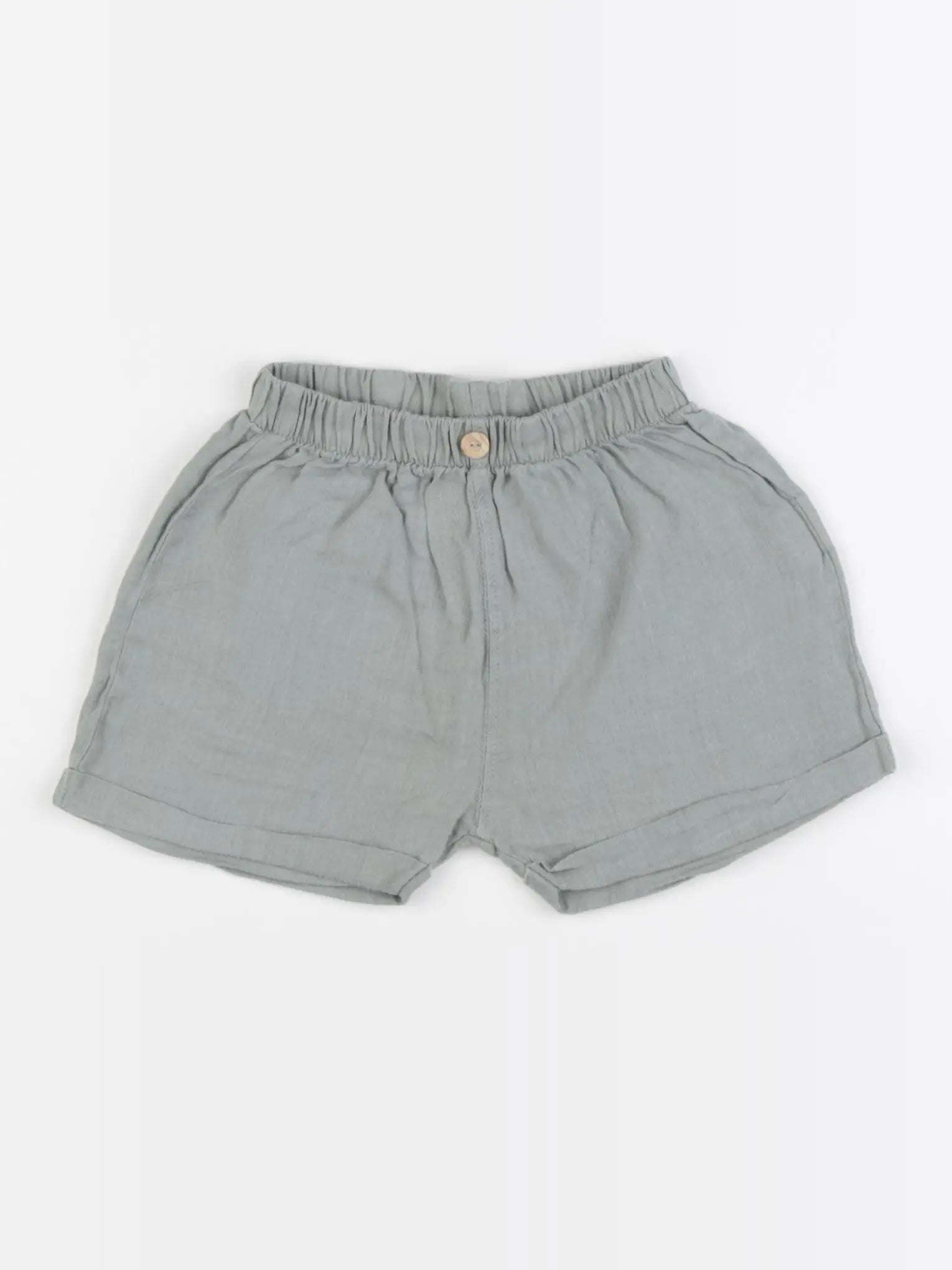 Zara - short vert - 12/18 mois