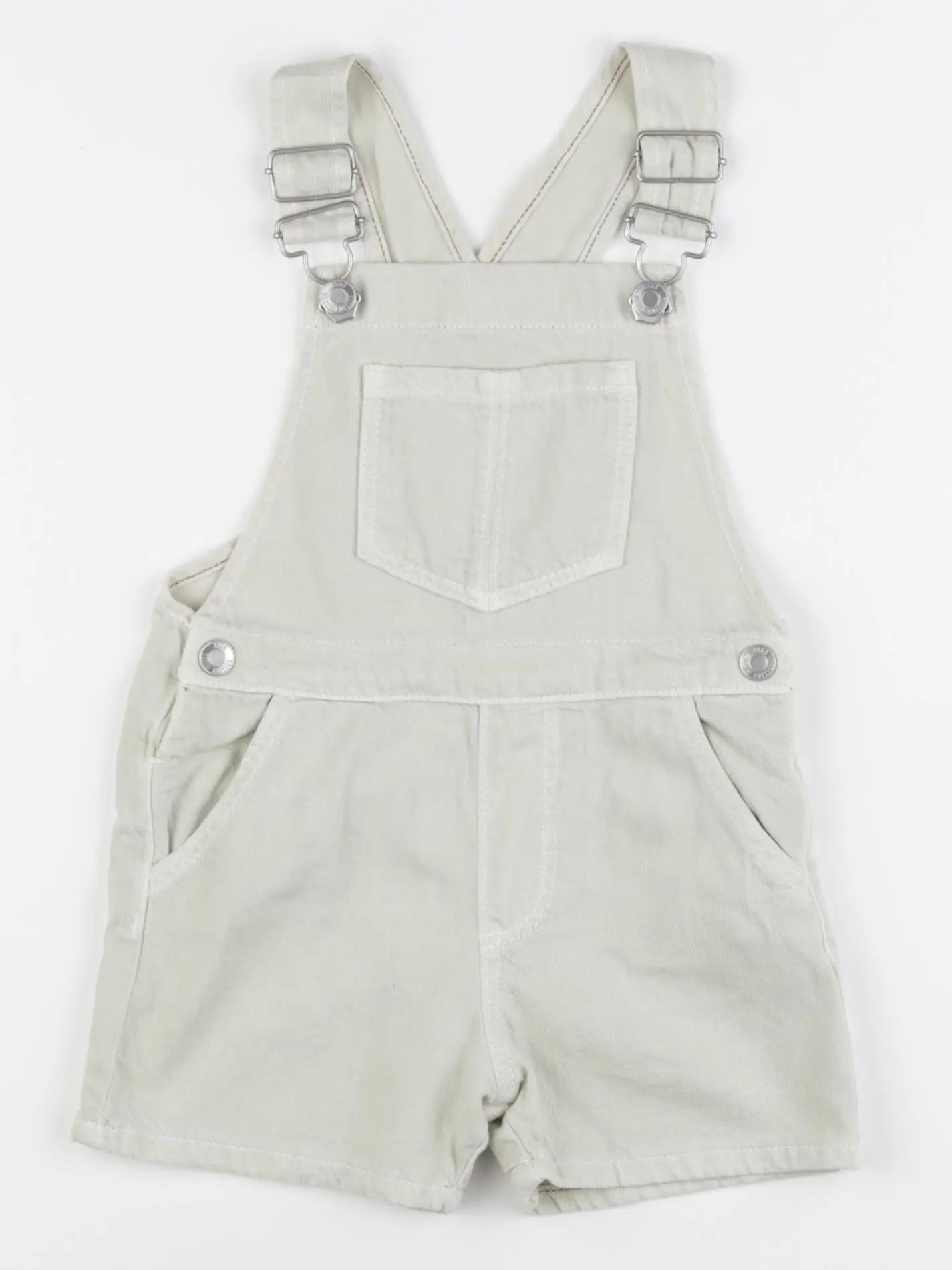 Zara - salopette gris - 12/18 mois