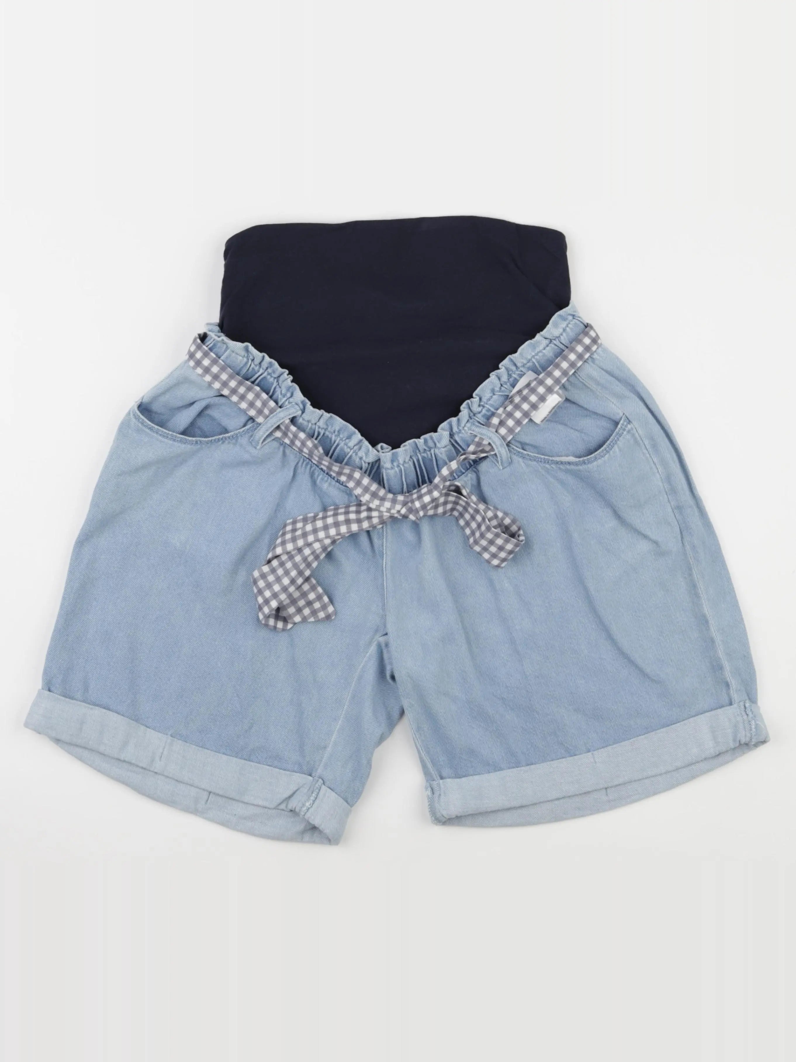 Vertbaudet - short grossesse bleu - 36