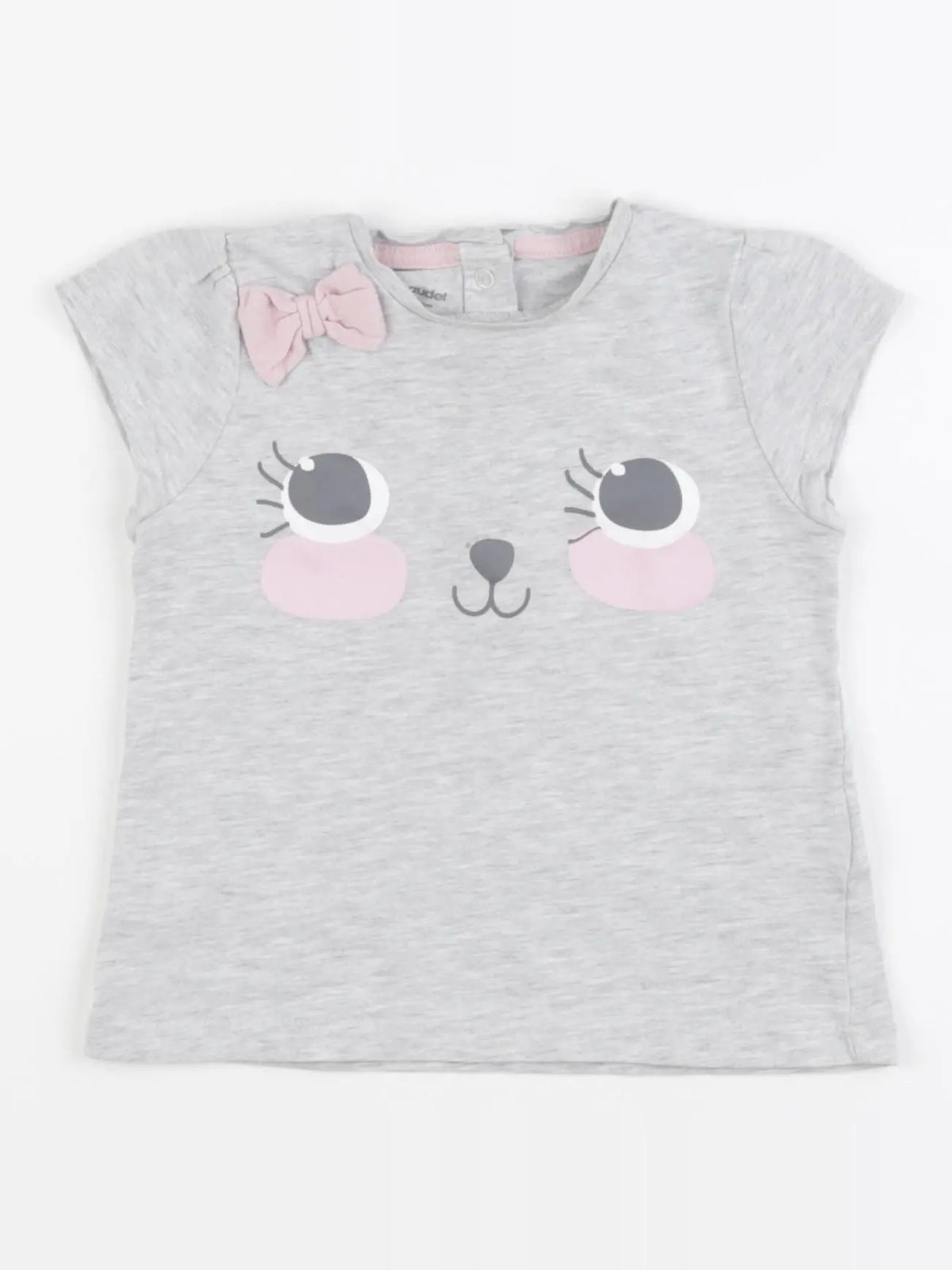 Vertbaudet - tee-shirt gris - 18 mois