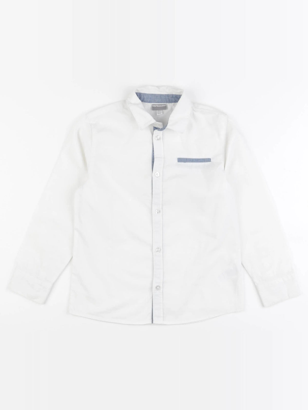 Vertbaudet - chemise blanc - 8 ans