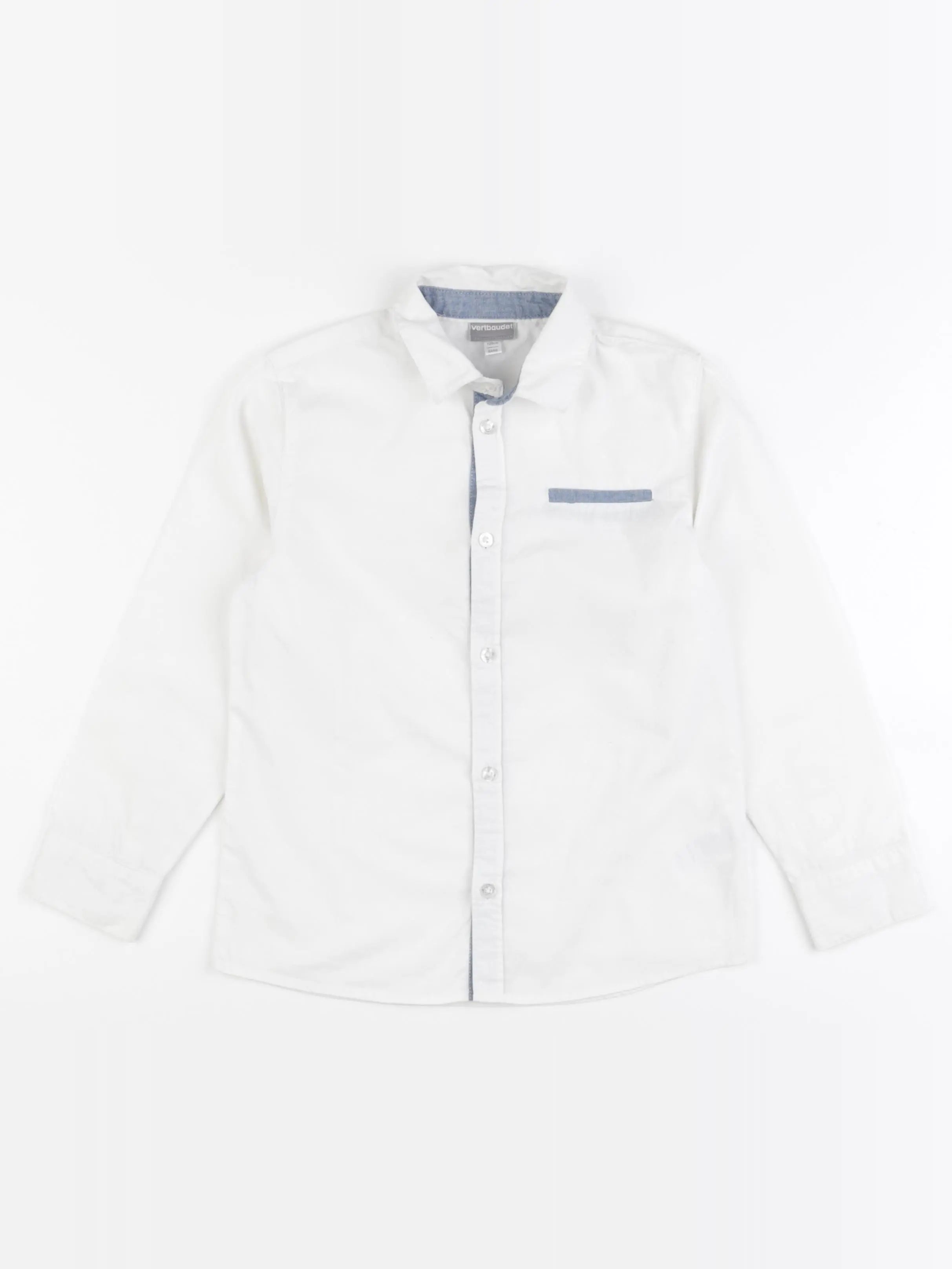 Vertbaudet - chemise blanc - 8 ans