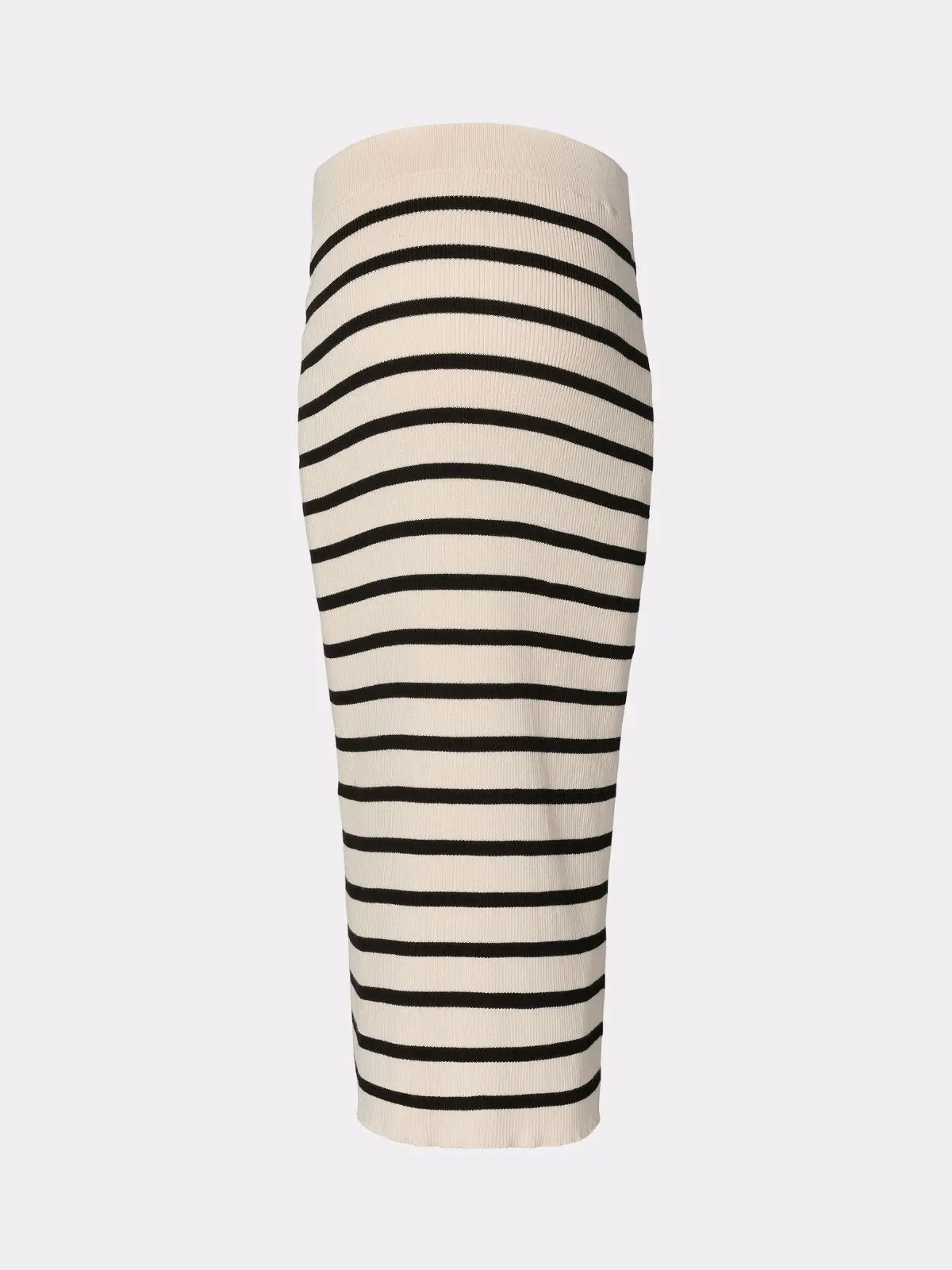 Jupe rayée grossesse blanc, noir