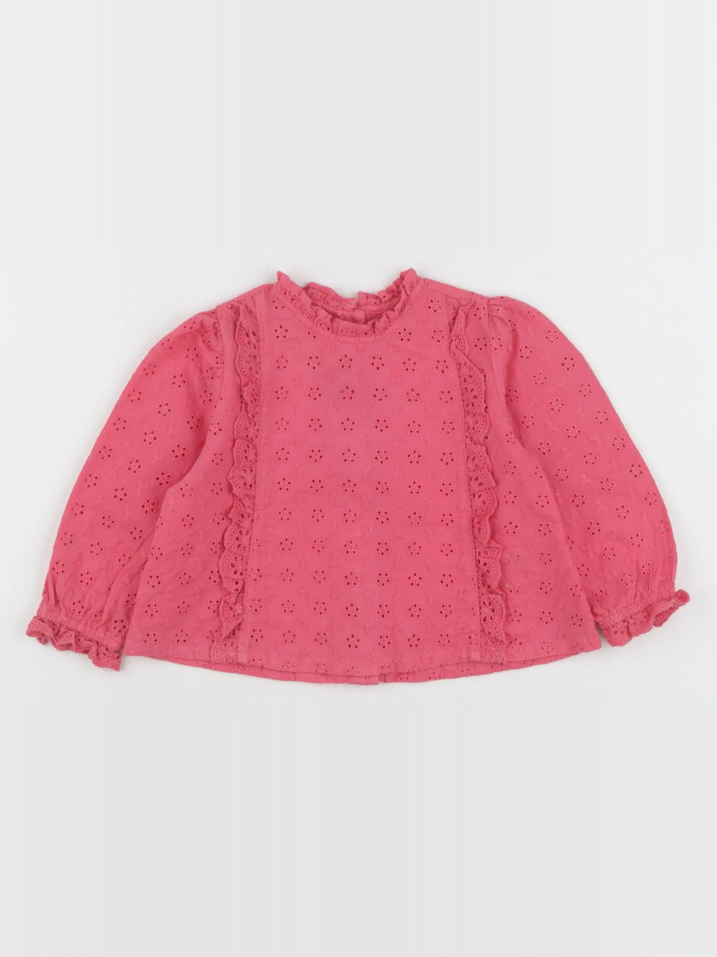 Vertbaudet - blouse rose - 24 mois