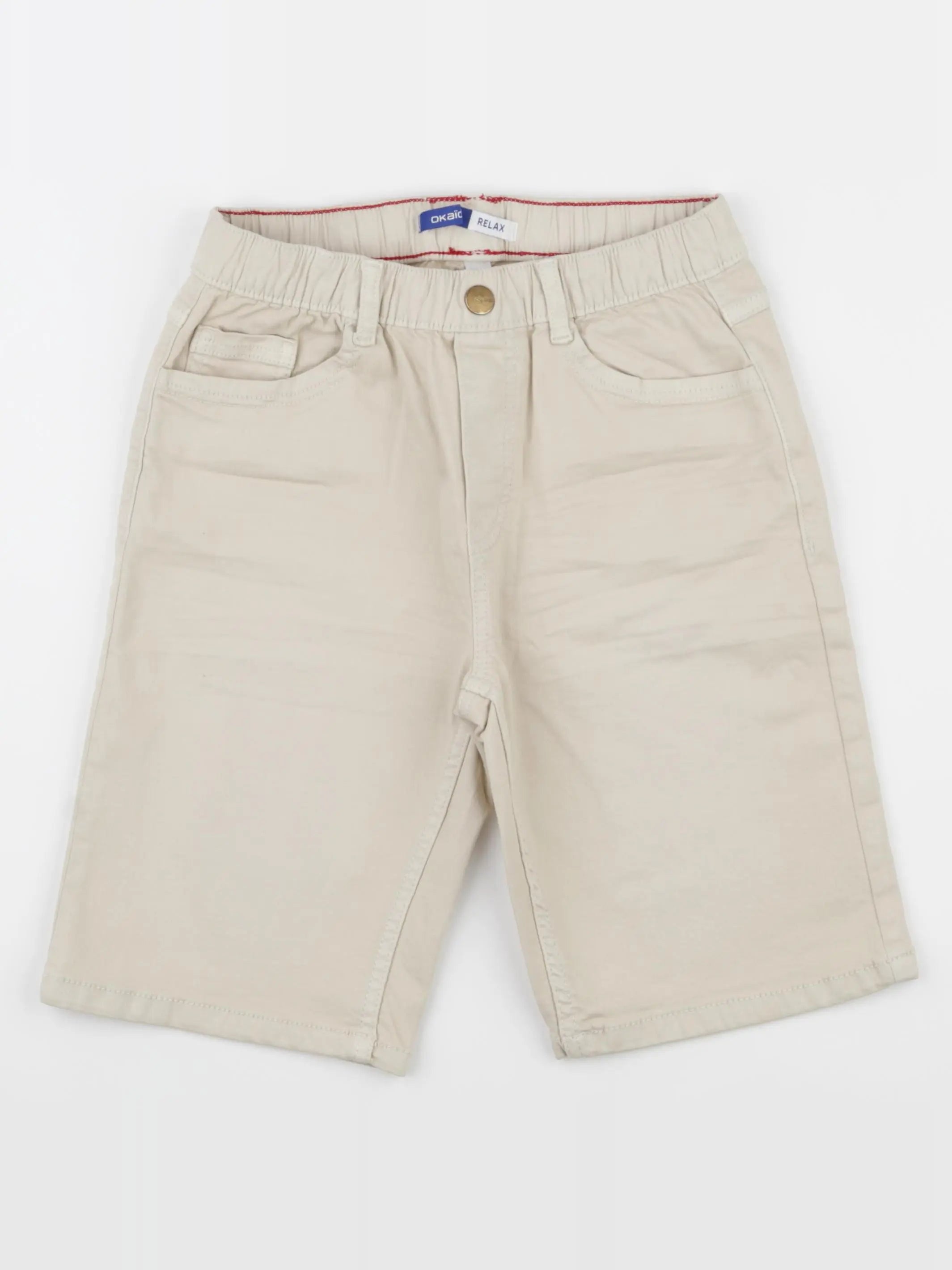 Okaidi - short beige - 9 ans