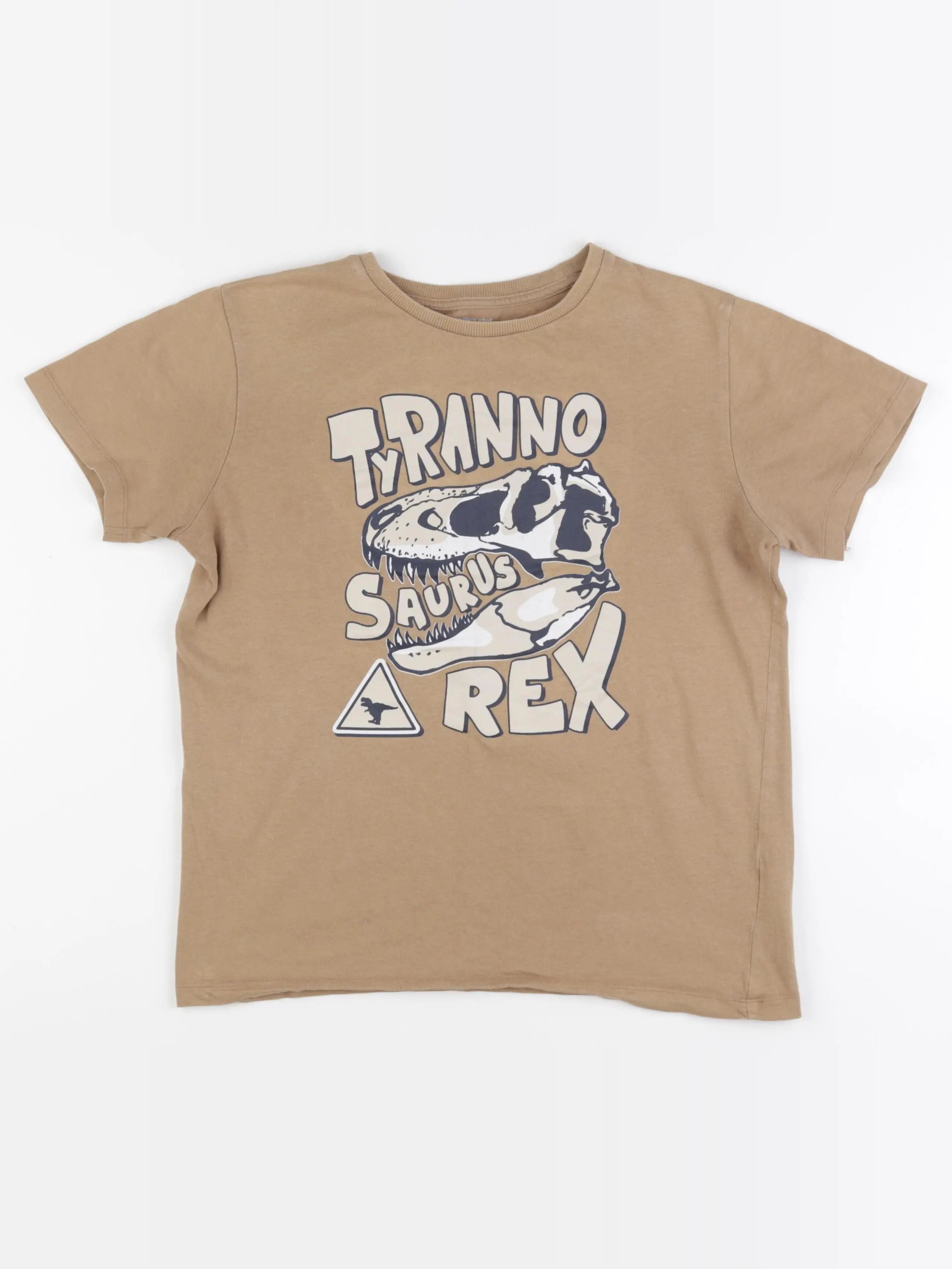 Vertbaudet - tee-shirt marron - 14 ans