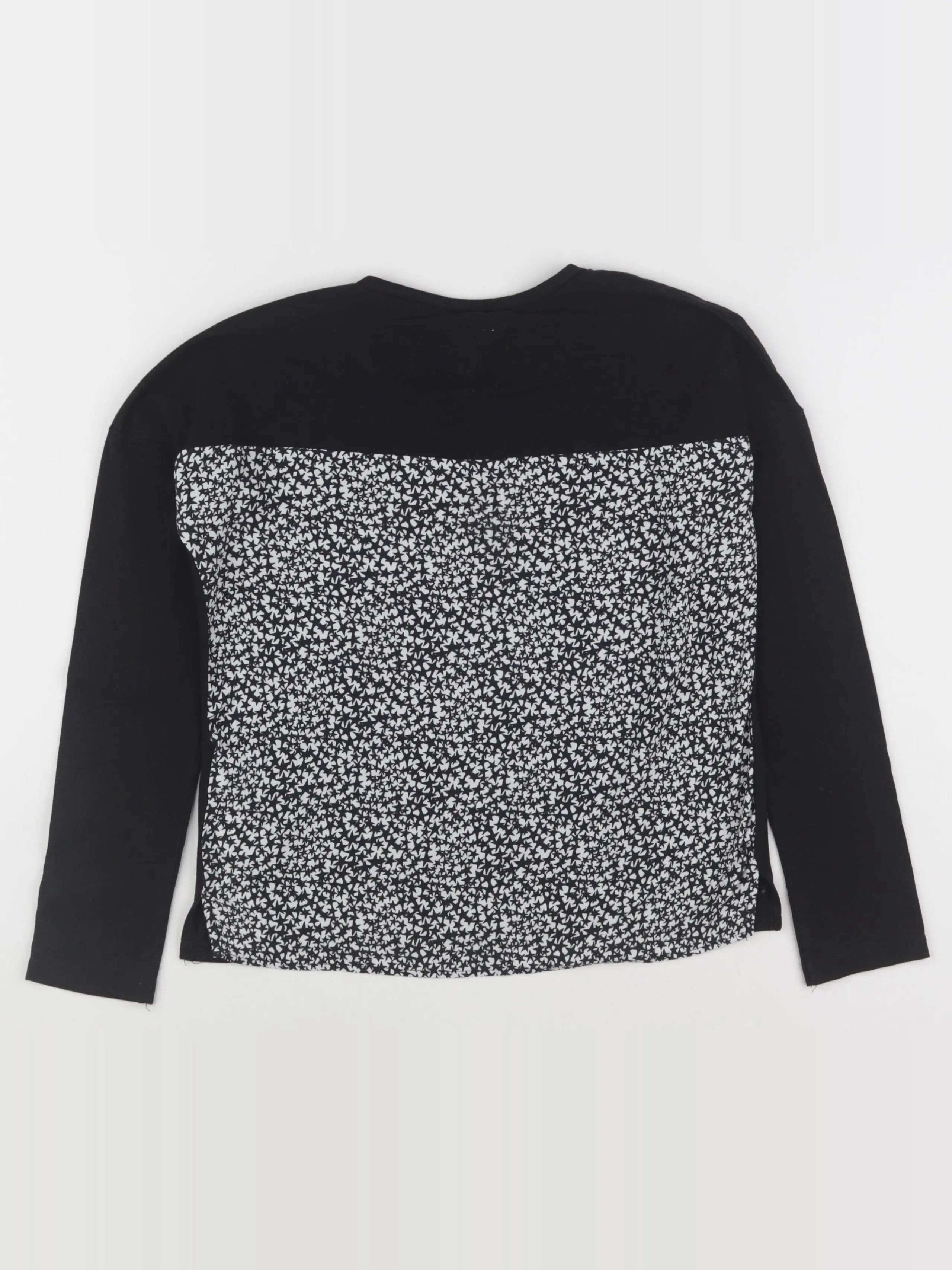 IKKS - tee-shirt imprimé au dos noir - 10 ans