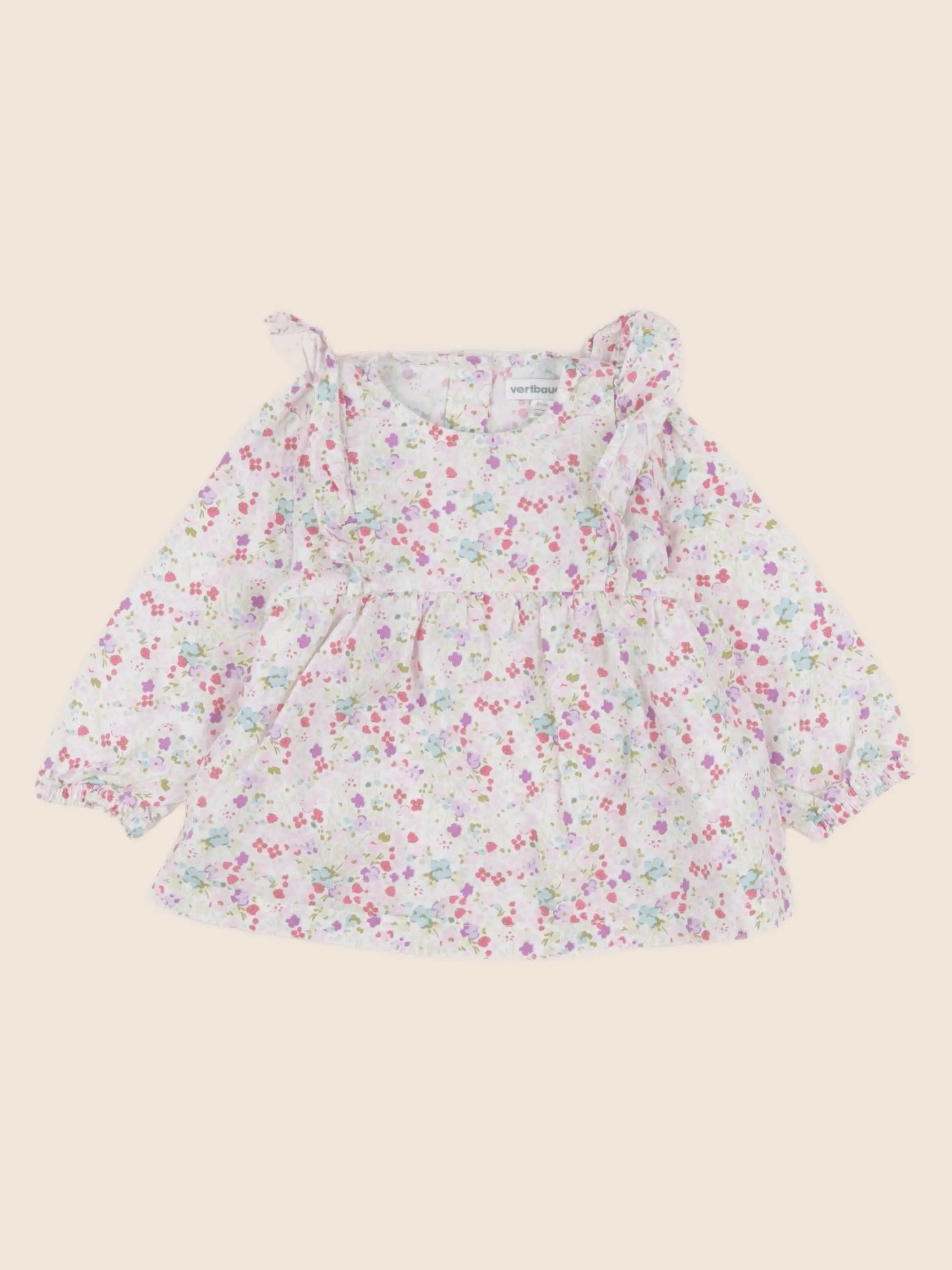 Vertbaudet - blouse multicolore - 9 mois