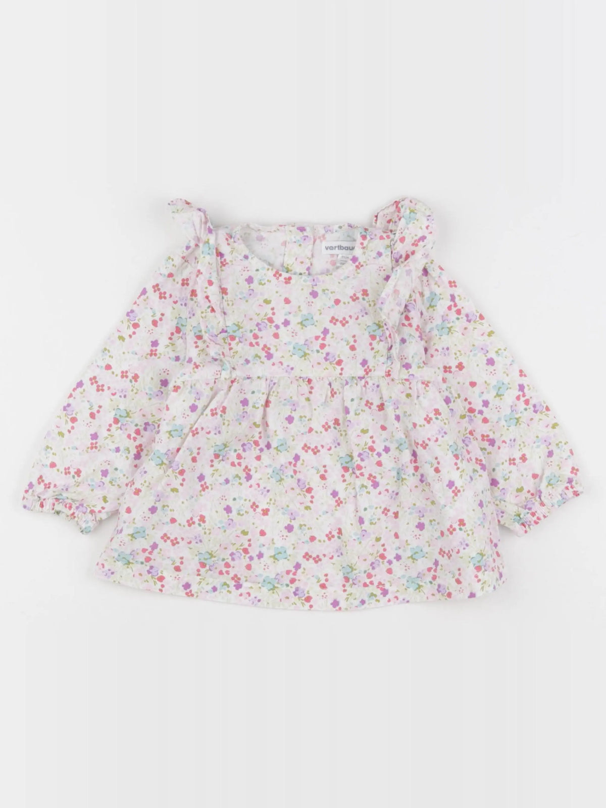 Vertbaudet - blouse multicolore - 9 mois