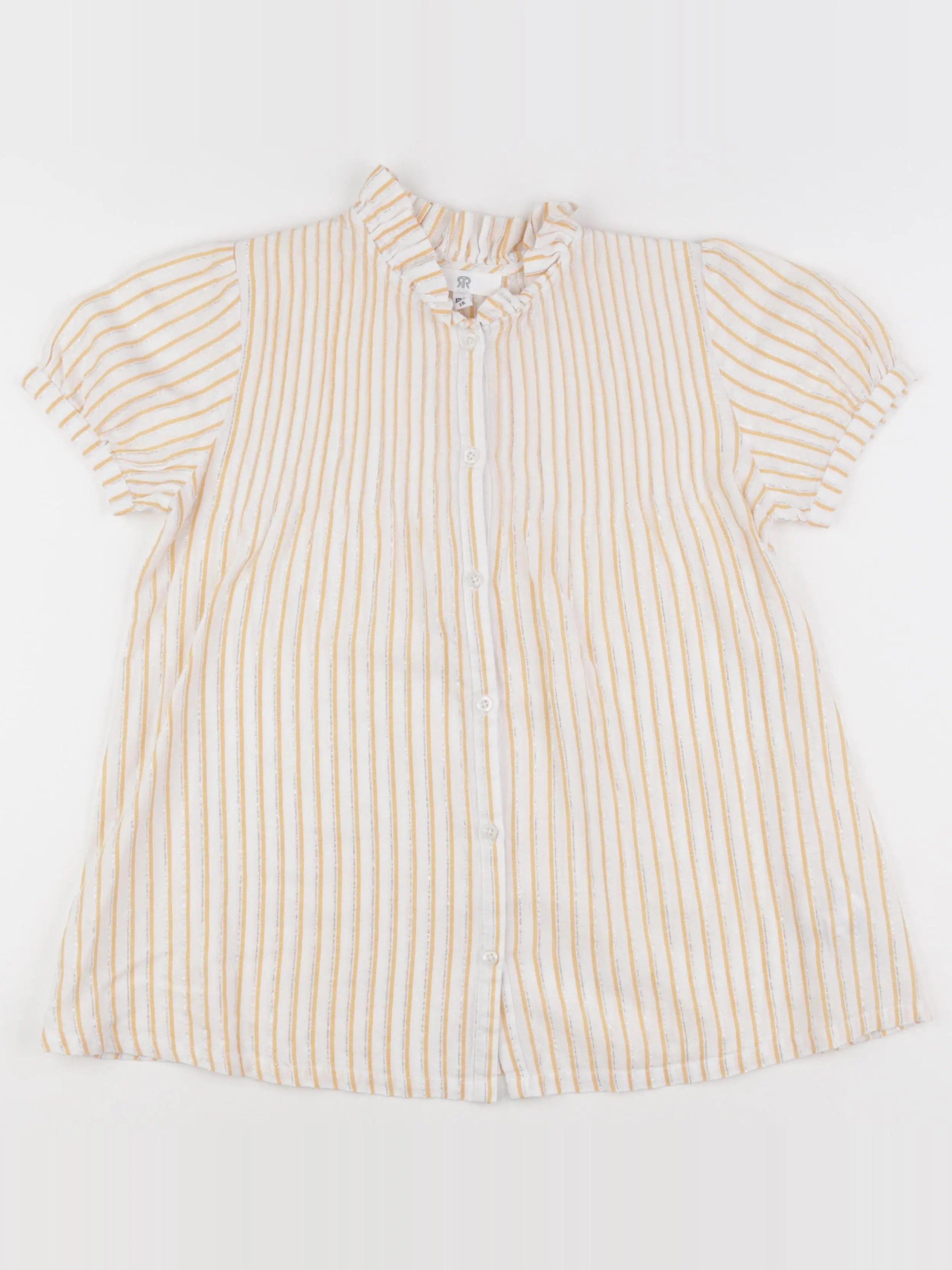 La Redoute - blouse argent, orange - 12 ans