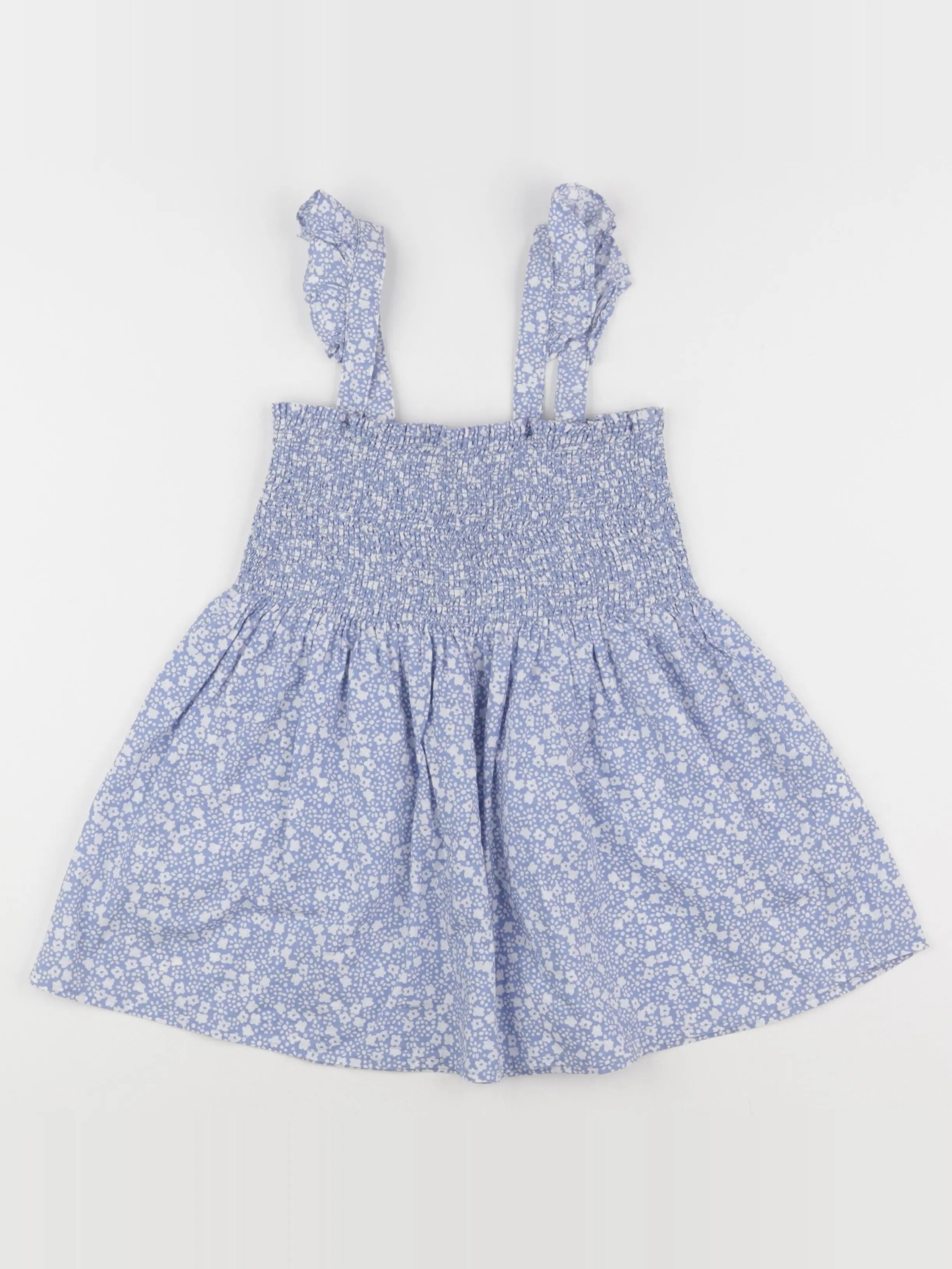 Vertbaudet - blouse blanc, bleu - 12 ans