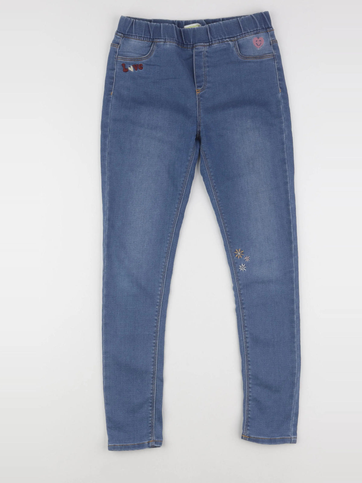 Vertbaudet - jegging bleu - 12 ans