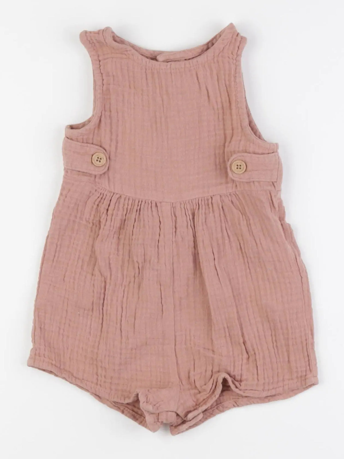 Vertbaudet - combinaison rose - 9 mois