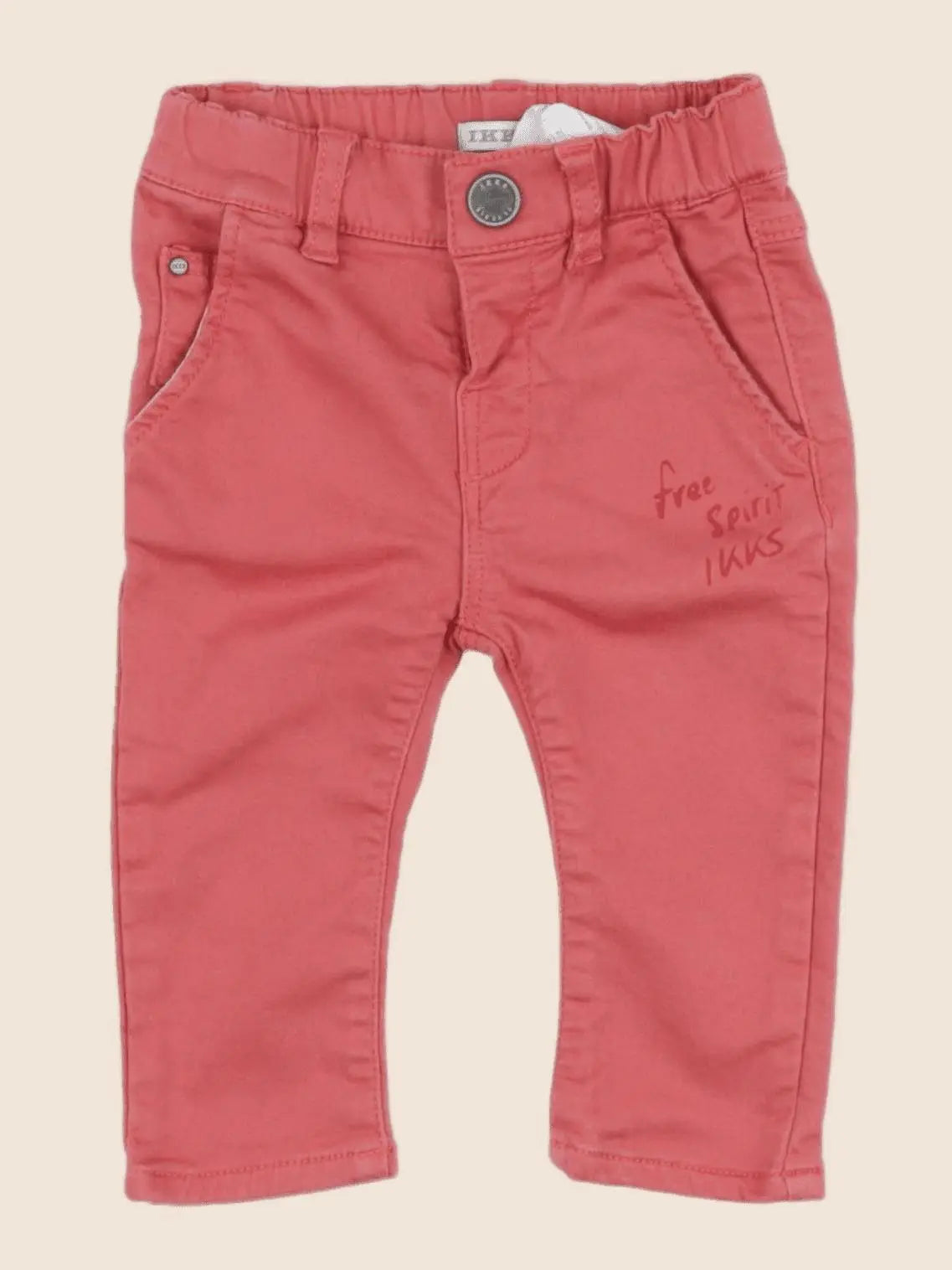 IKKS - pantalon rouge - 6 mois