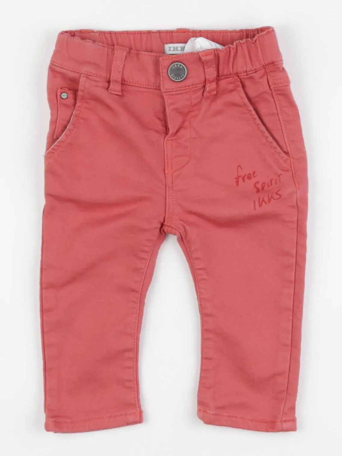 IKKS - pantalon rouge - 6 mois
