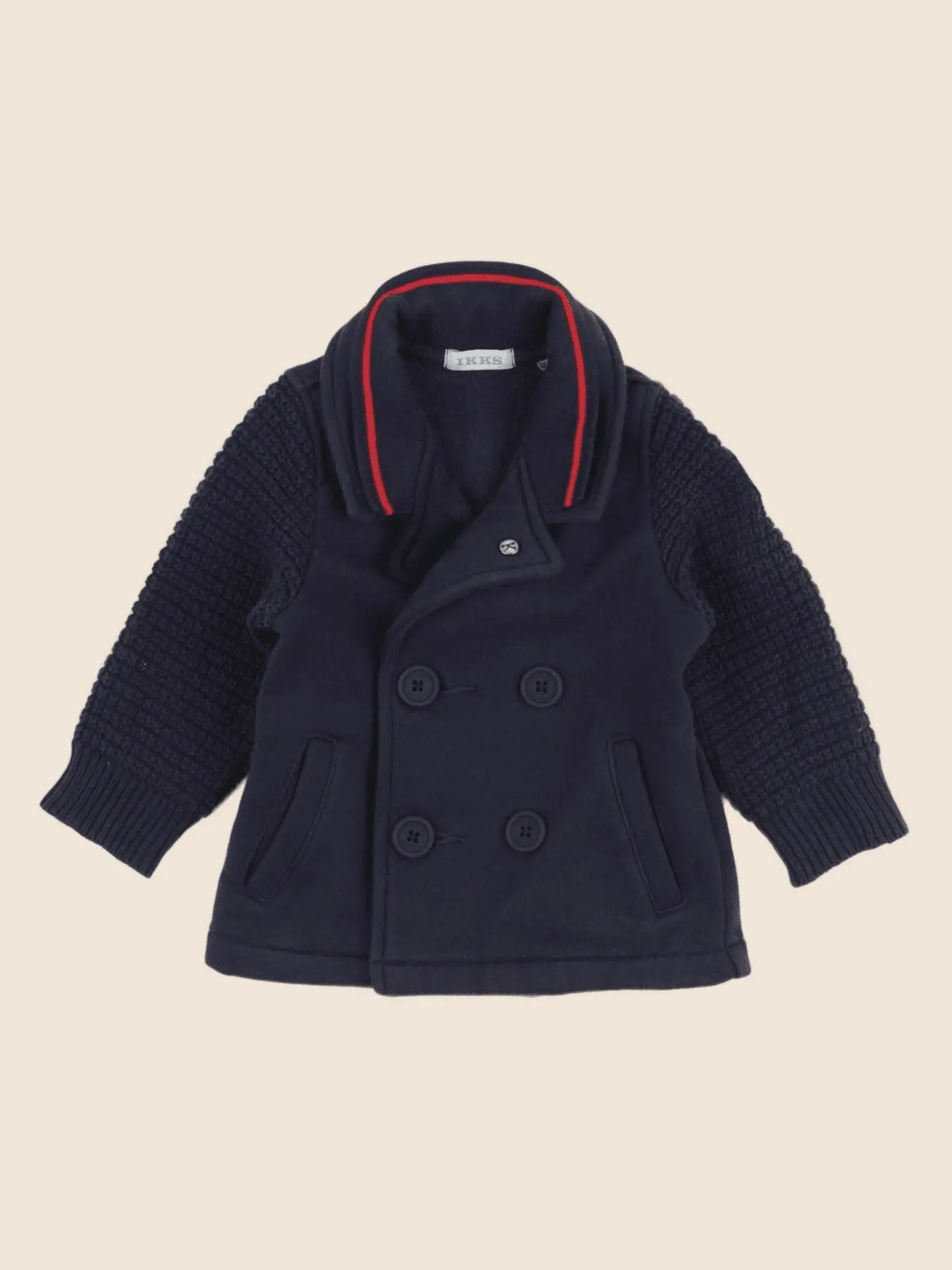IKKS - gilet bleu - 6 mois