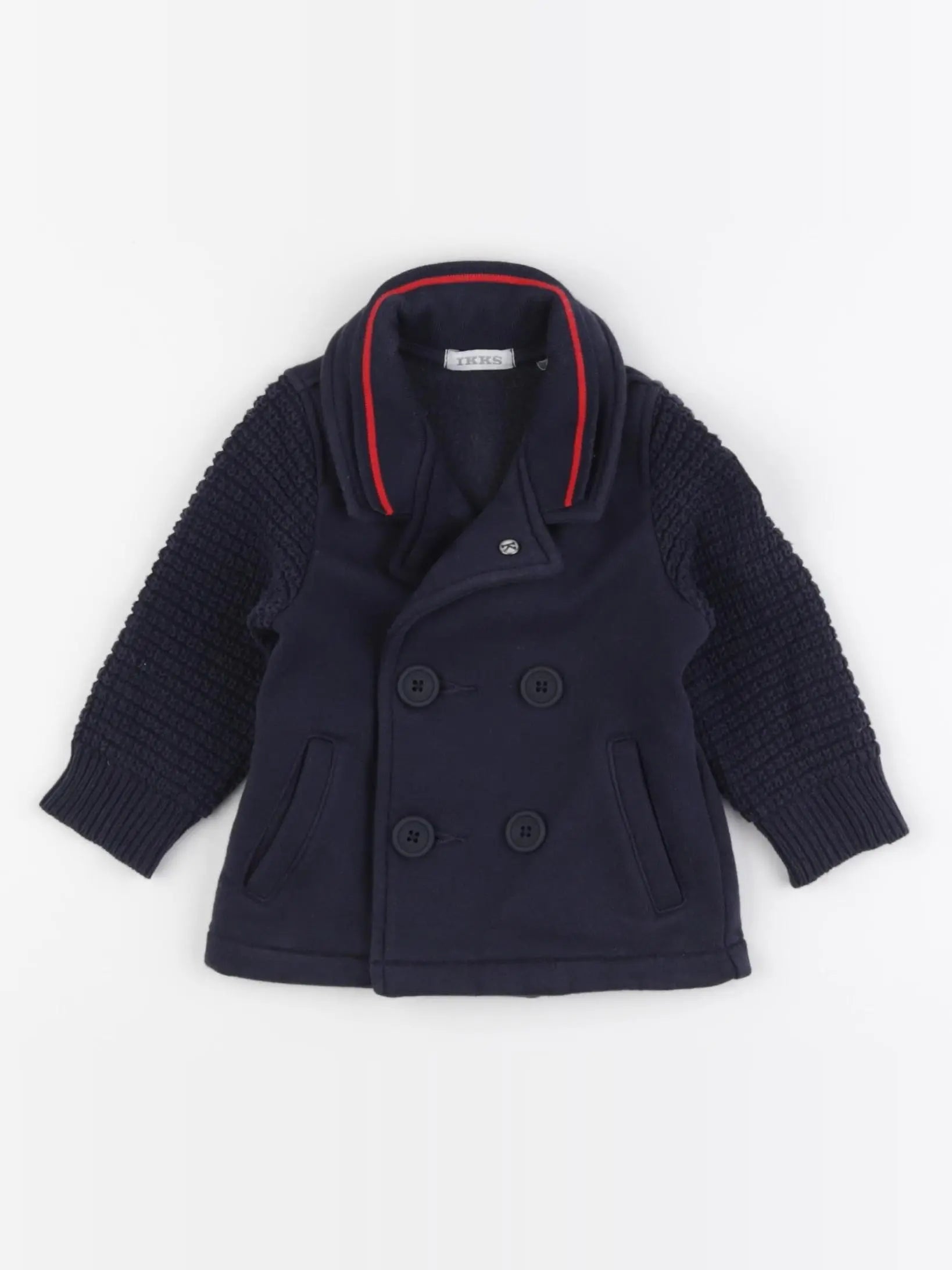 IKKS - gilet bleu - 6 mois