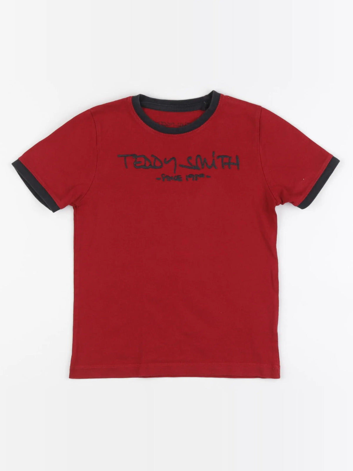 Teddy Smith - tee-shirt rouge - 6 ans