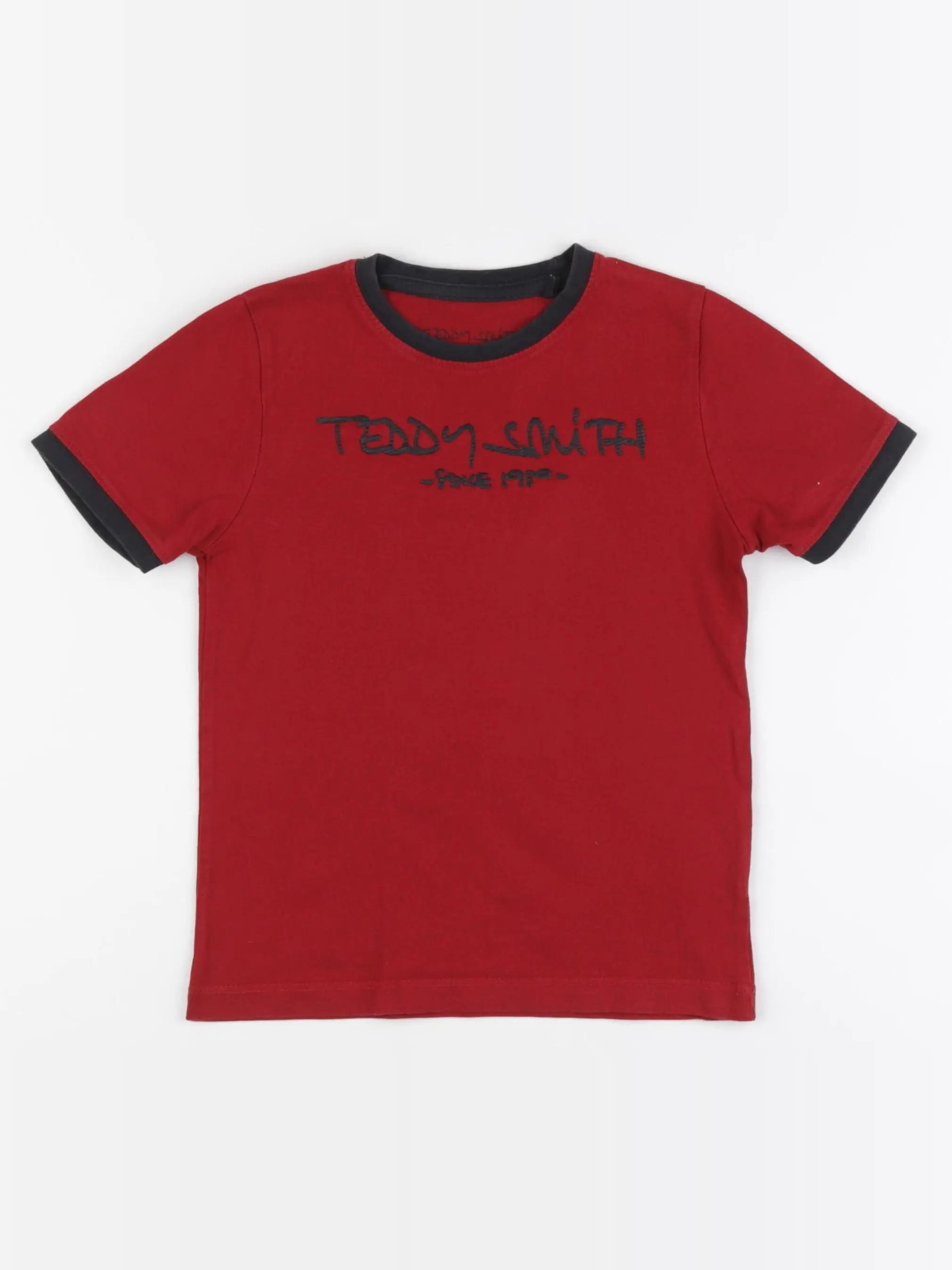 Teddy Smith - tee-shirt rouge - 6 ans
