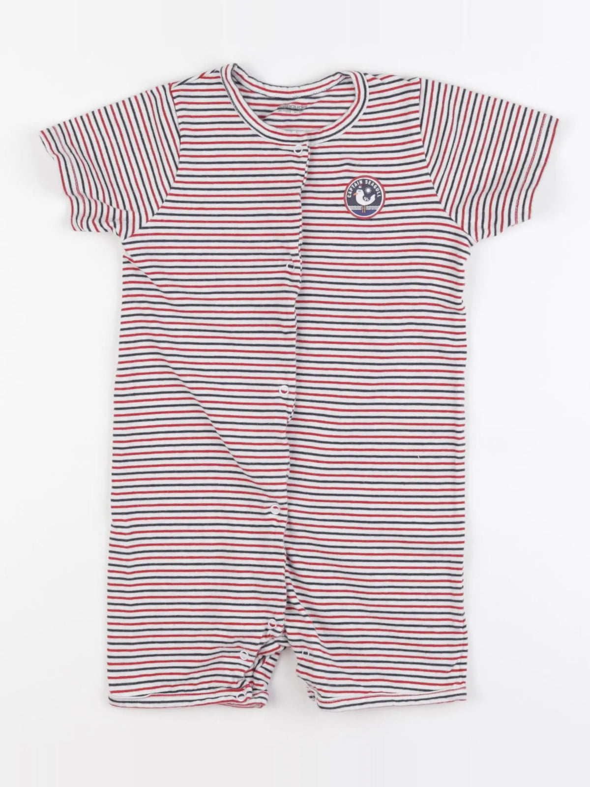 Vertbaudet - pyjama coton bleu, rouge - 36 mois
