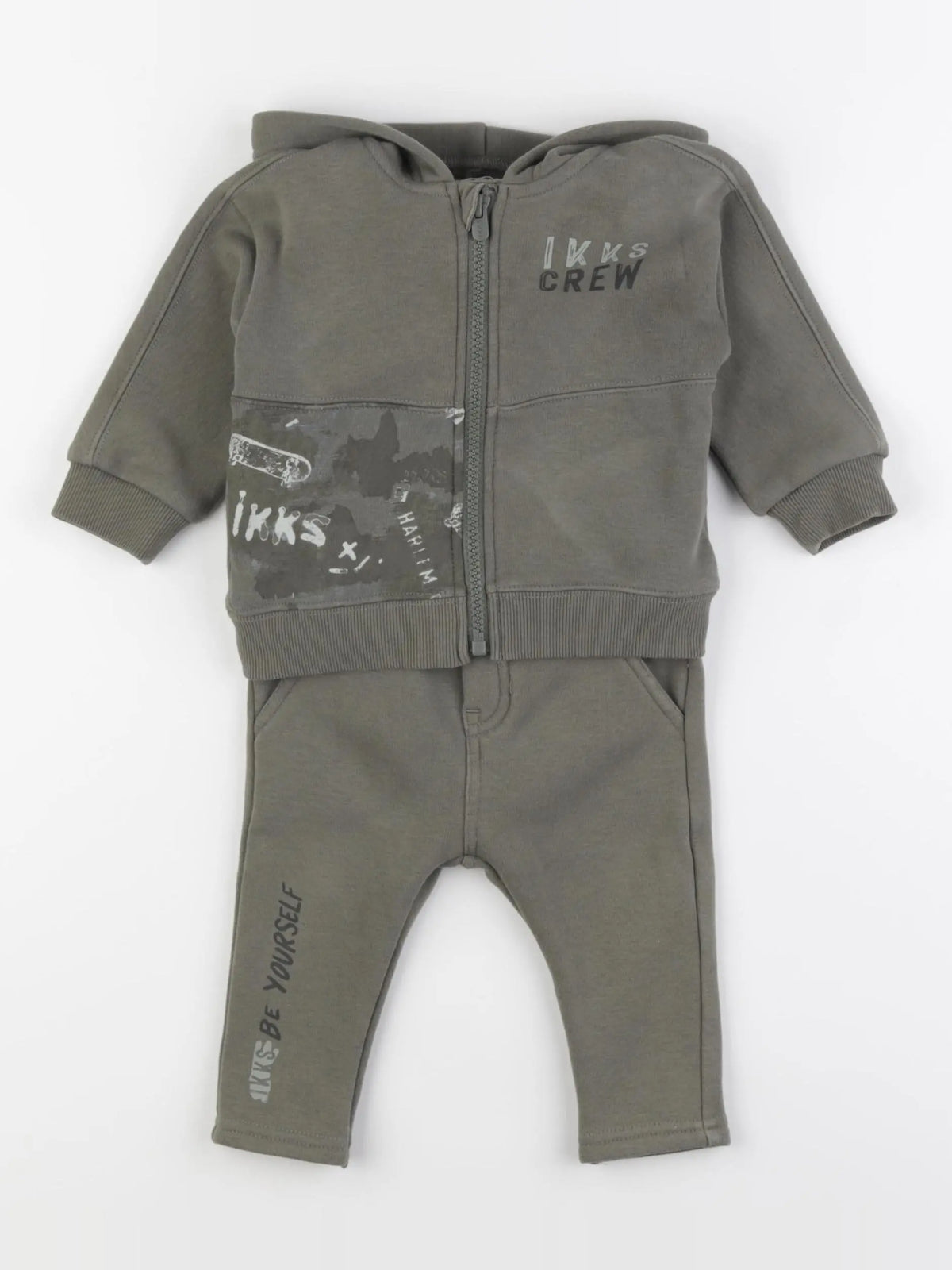 IKKS - ensemble vert - 6 mois